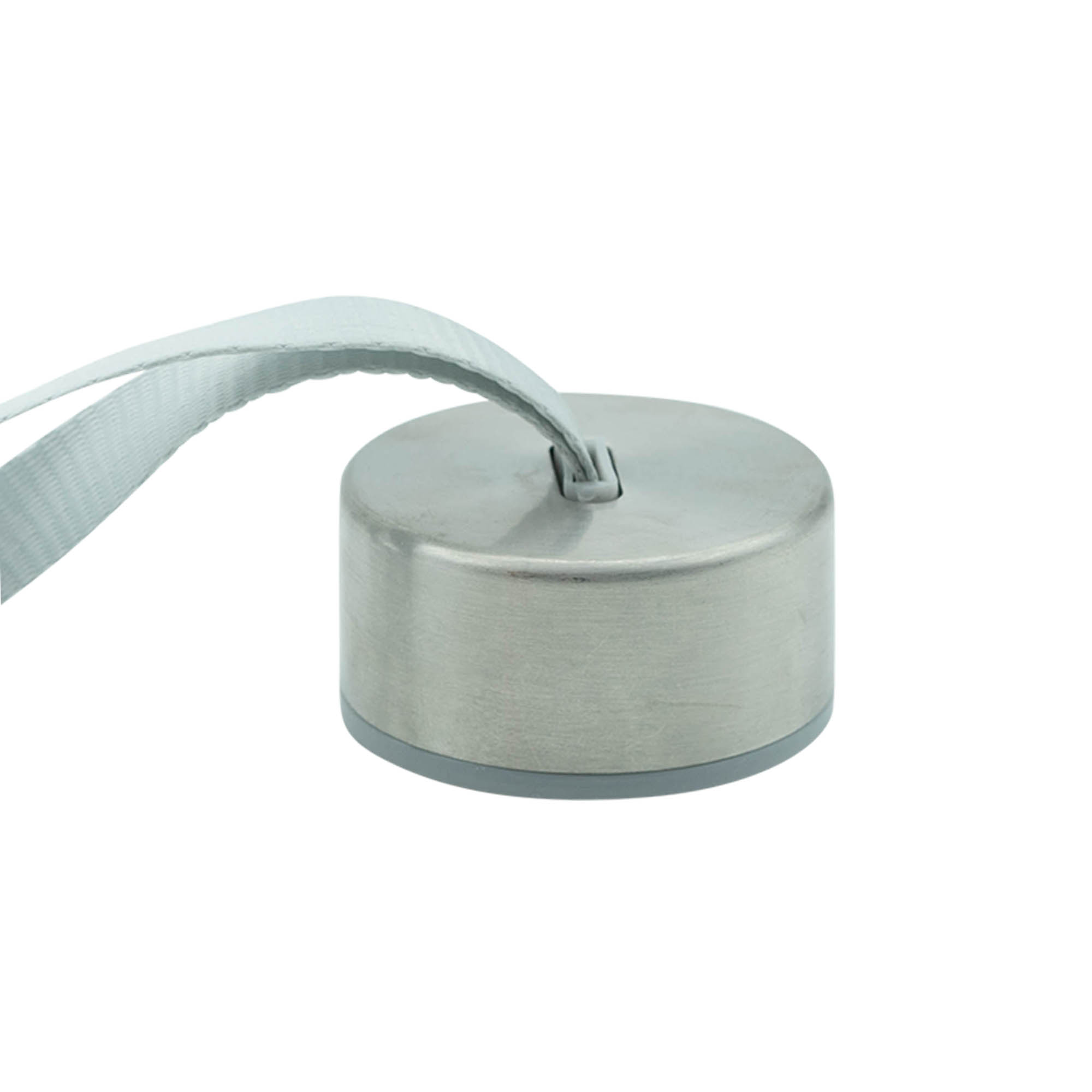 Screw cap 'Perseus' with band, metal, silver Screw cap 'Perseus' with band, metal, silver