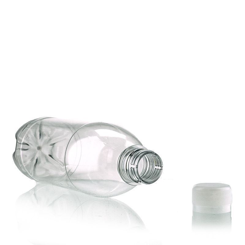 500 ml PET bottle universal, plastic, opening: PCO28 500 ml PET bottle universal, plastic, opening: PCO28