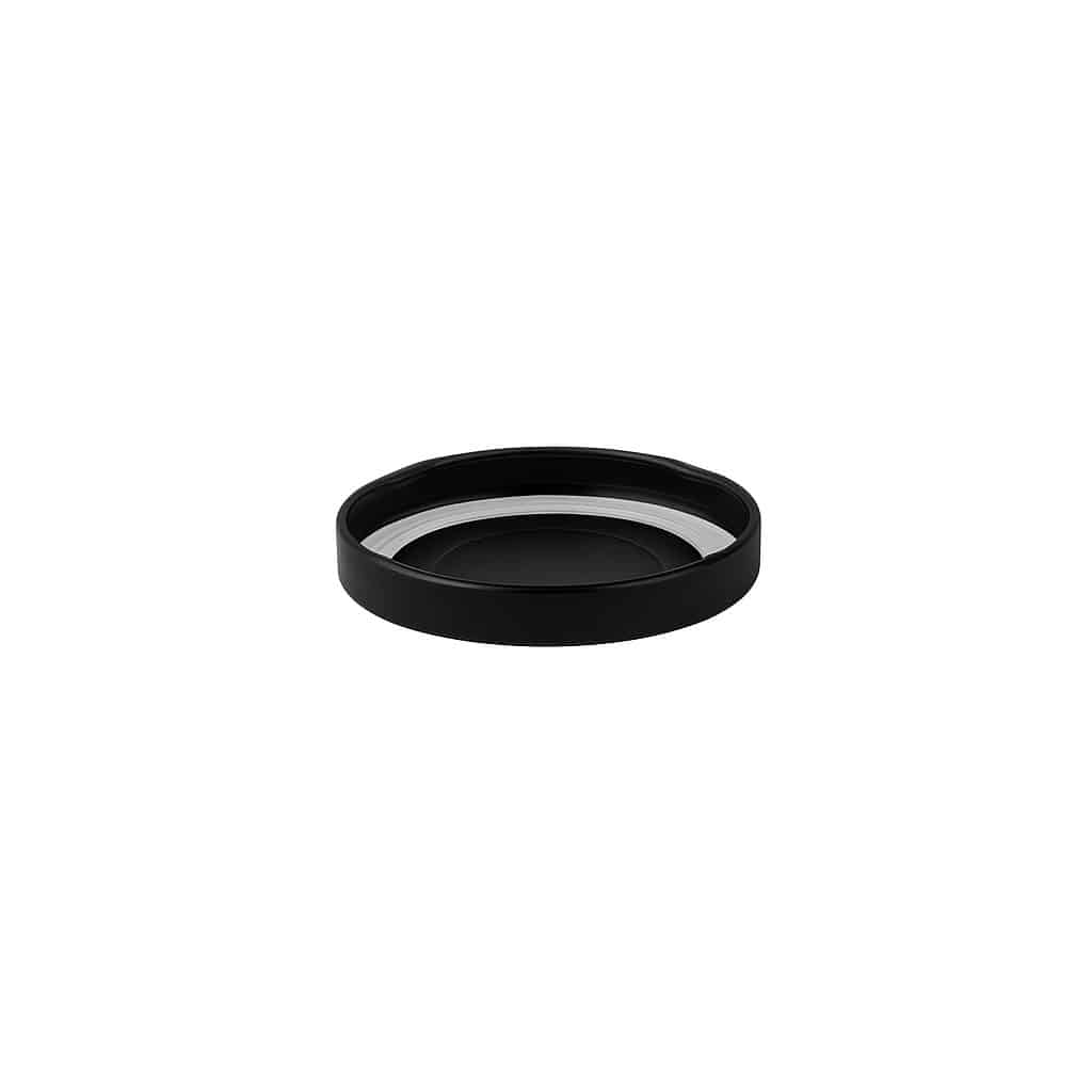 Twist-off lid, tinplate, black, for opening: TO 53
