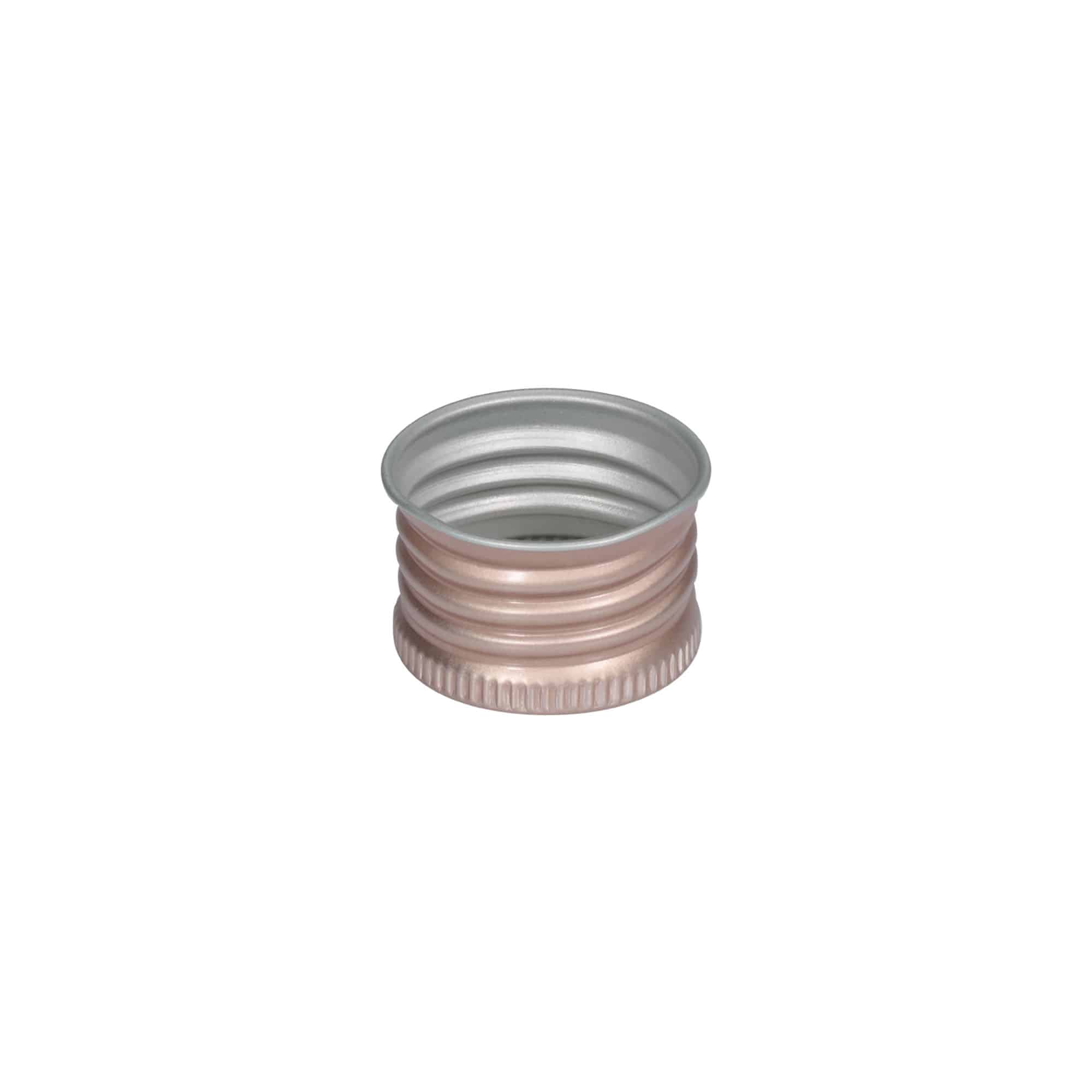 Screw cap, metal, pink, for opening: 24/410