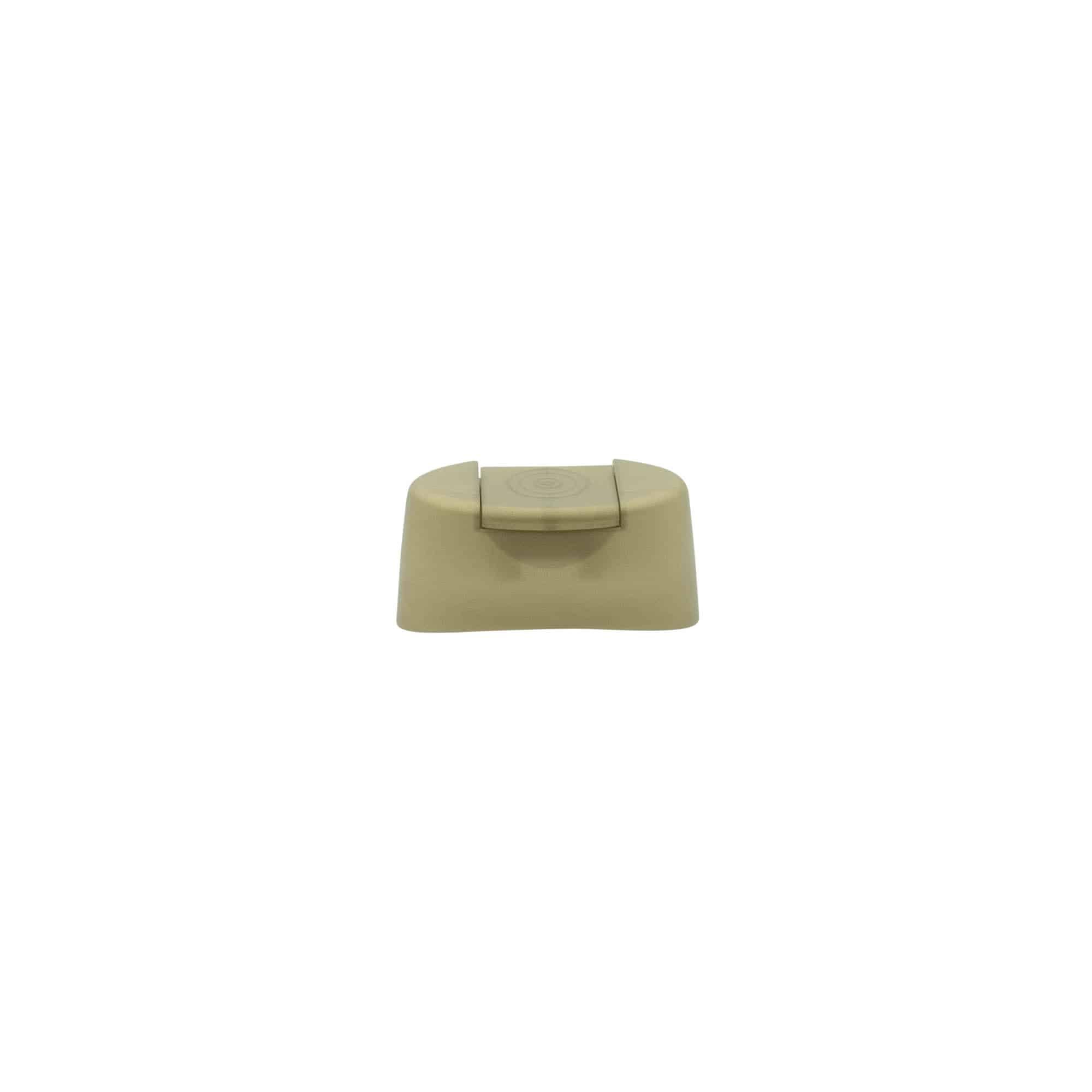 Snap closure folding hinge, gold, for: squeeze bottle