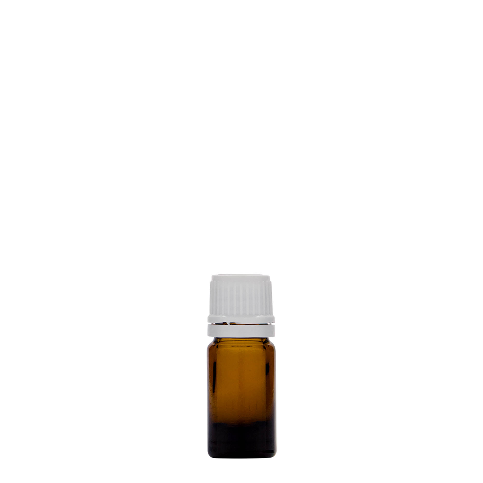 5 ml medicine bottle, glass, brown, opening: DIN 18