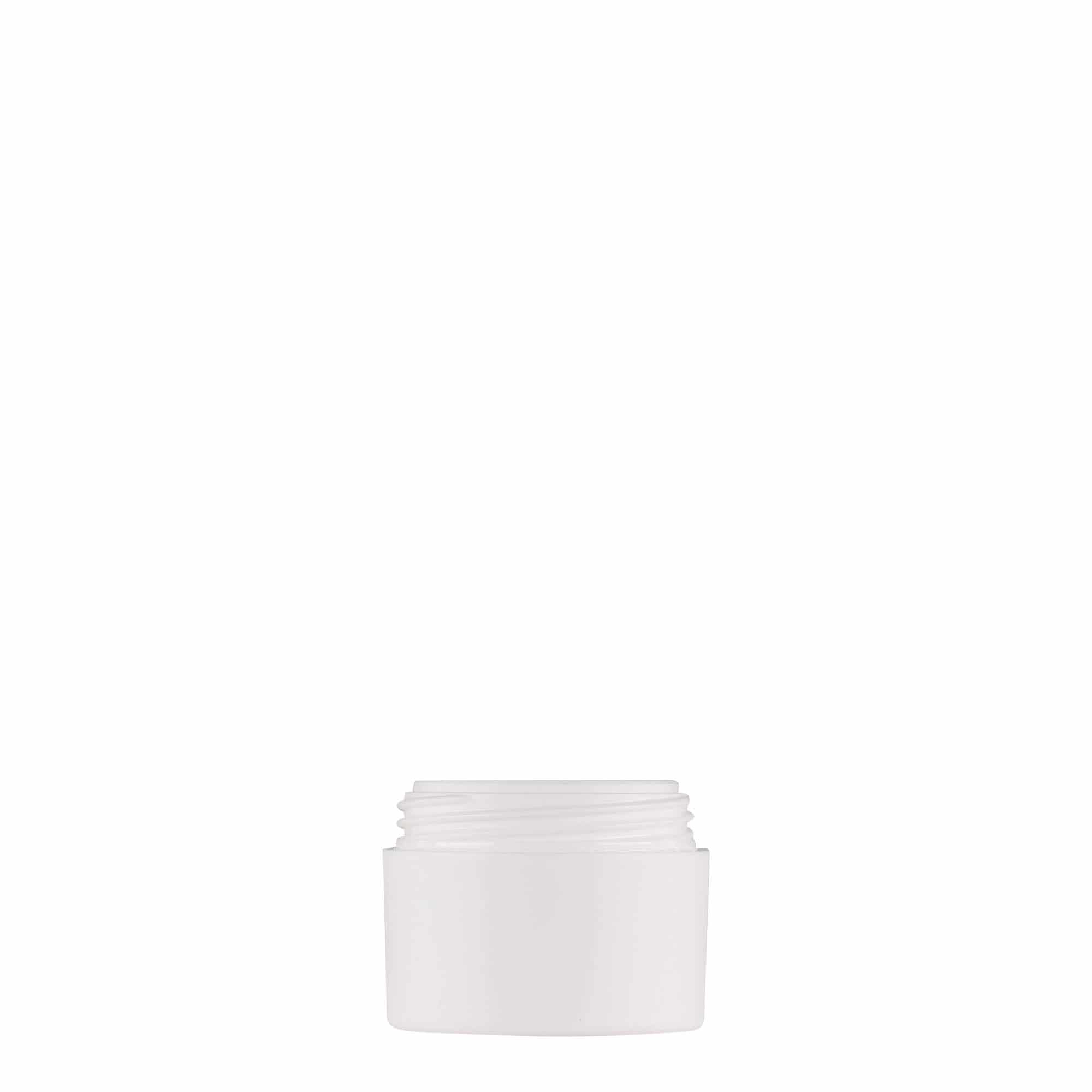5 ml plastic jar 'Antonella', PP, white, opening: screw cap 5 ml plastic jar 'Antonella', PP, white, opening: screw cap