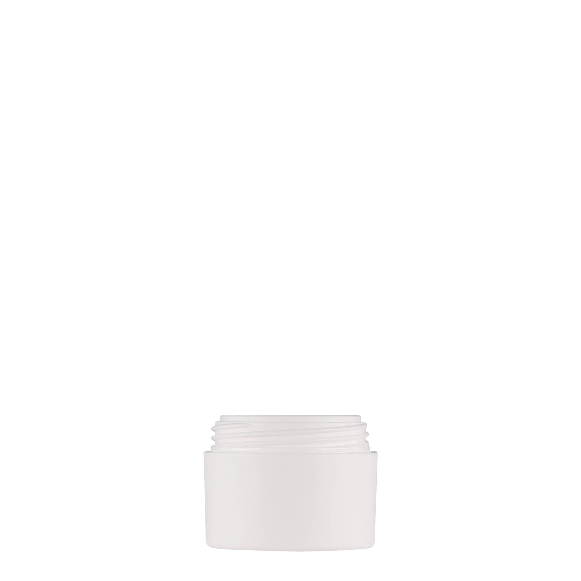 5 ml plastic jar 'Antonella', PP, white, opening: screw cap