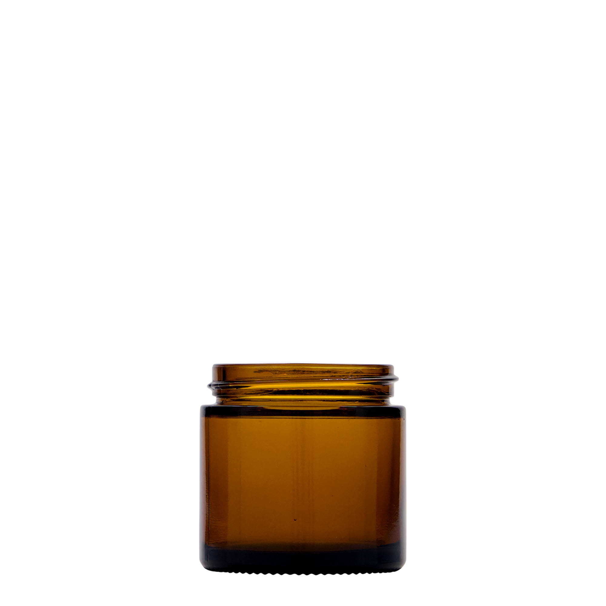 60 ml jar 'Brown Line', glass, brown, opening: screw cap 60 ml jar 'Brown Line', glass, brown, opening: screw cap