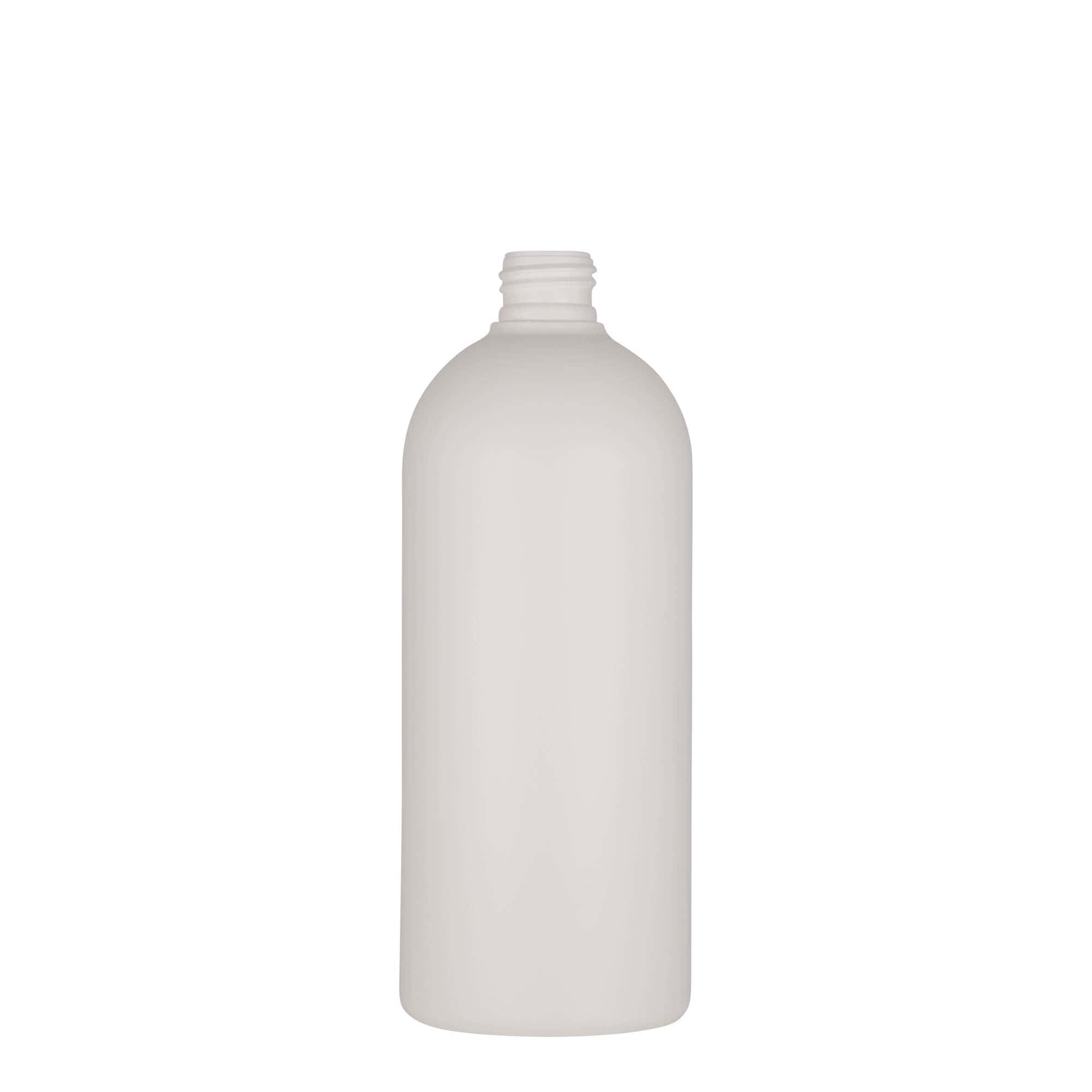 500 ml plastic bottle 'Tuffy', HDPE, white, closure: GPI 24/410