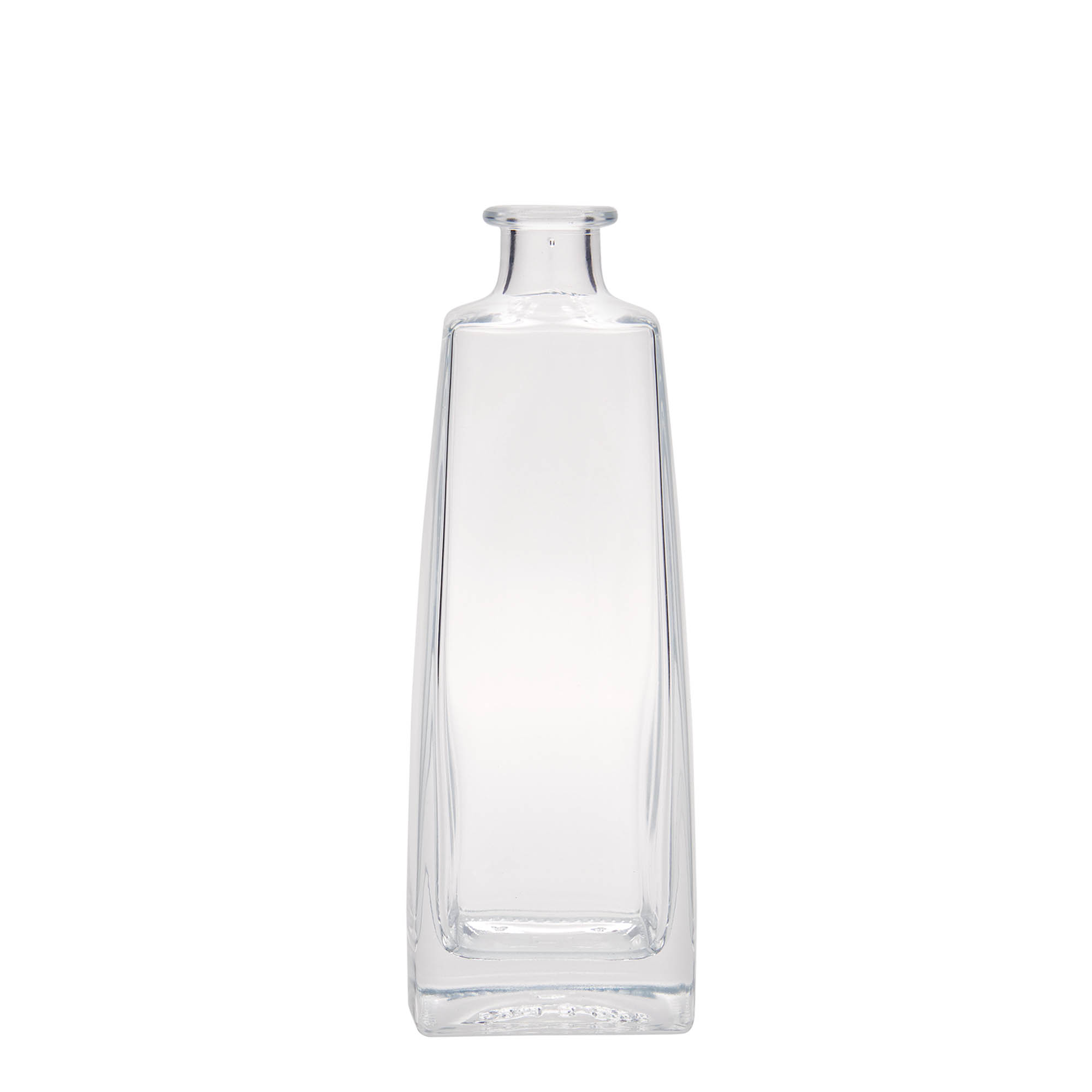 500 ml glass bottle ‘Timmy’, rectangular, opening: cork