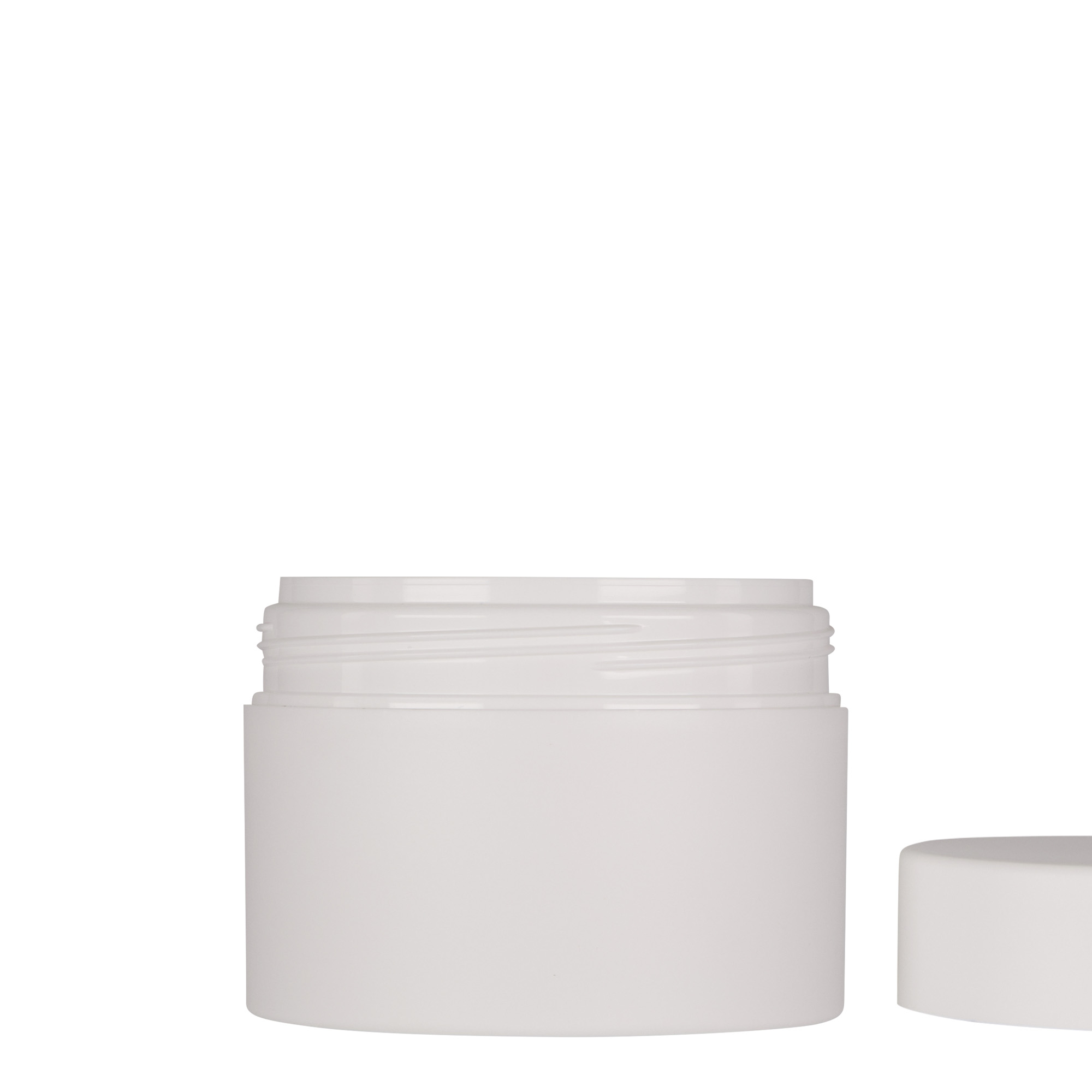 200 ml plastic jar 'Antonella', PP, white, opening: screw cap