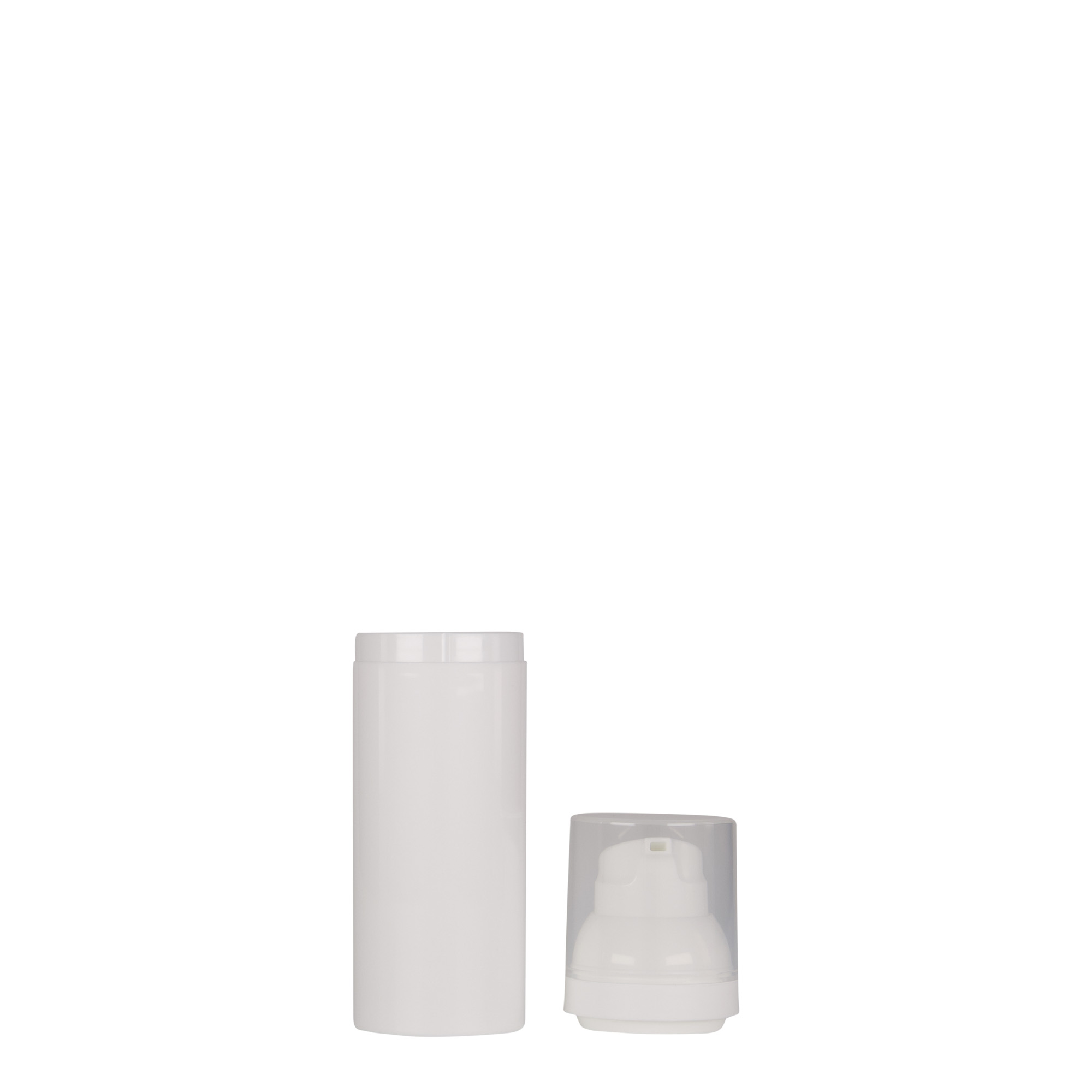 50 ml Airless Dispenser ‘Mezzo’, white PP plastic