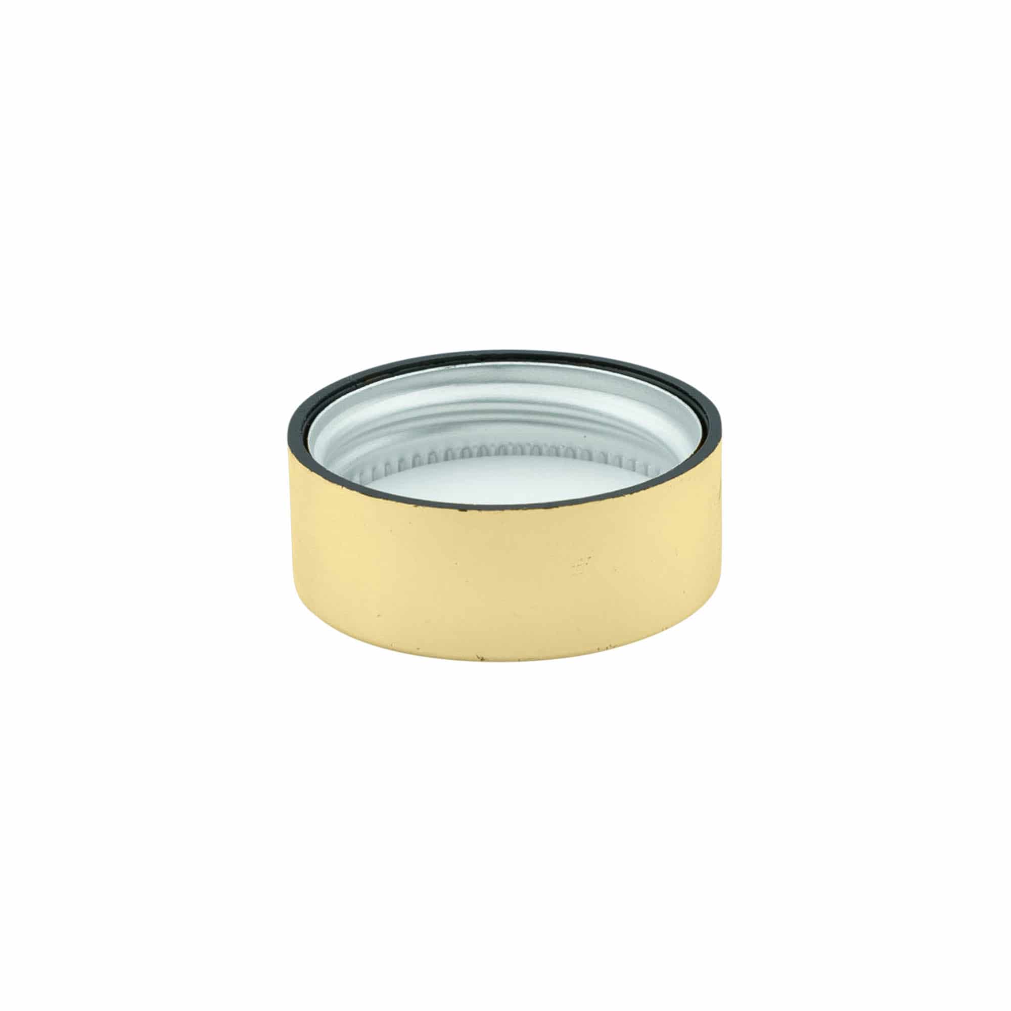 Screw cap, ABS plastic, gold, for opening: GPI 33/400 Screw cap, ABS plastic, gold, for opening: GPI 33/400