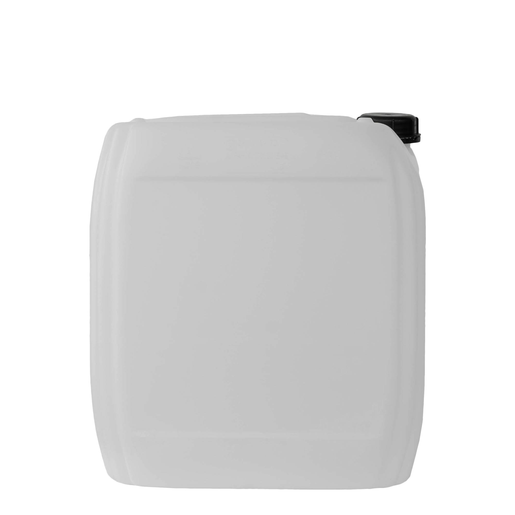 25 l canister, rectangular, HDPE plastic, natural, opening: ND 60