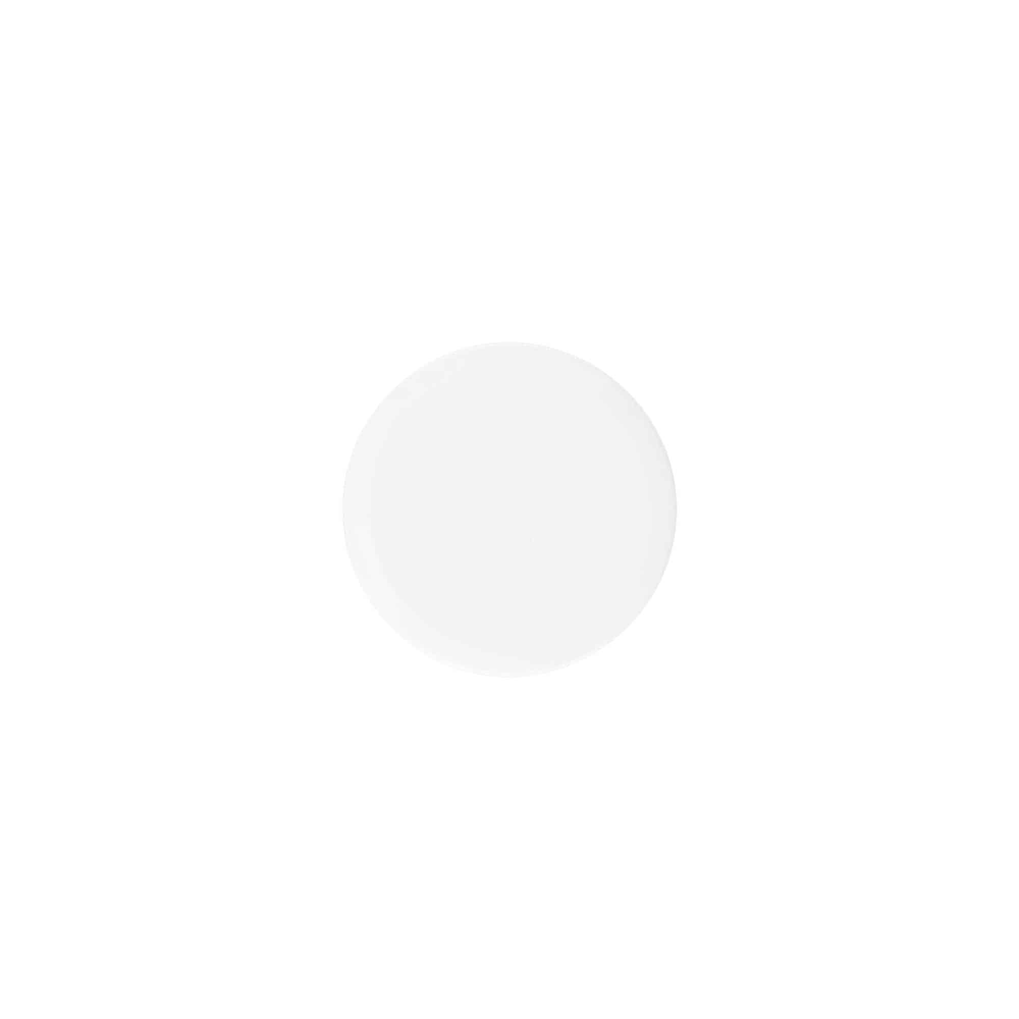 Screw cap 'White Line' 6ml, PP plastic, white Screw cap 'White Line' 6ml, PP plastic, white