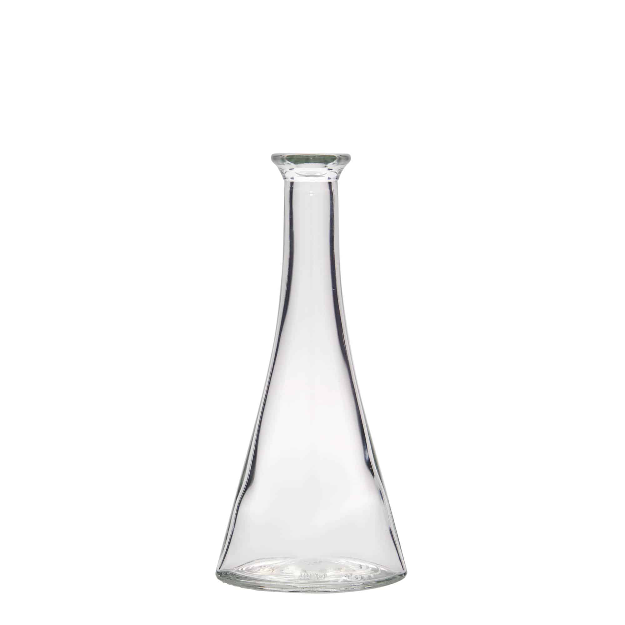 100 ml glass bottle ‘Veronica’, half-round, opening: cork