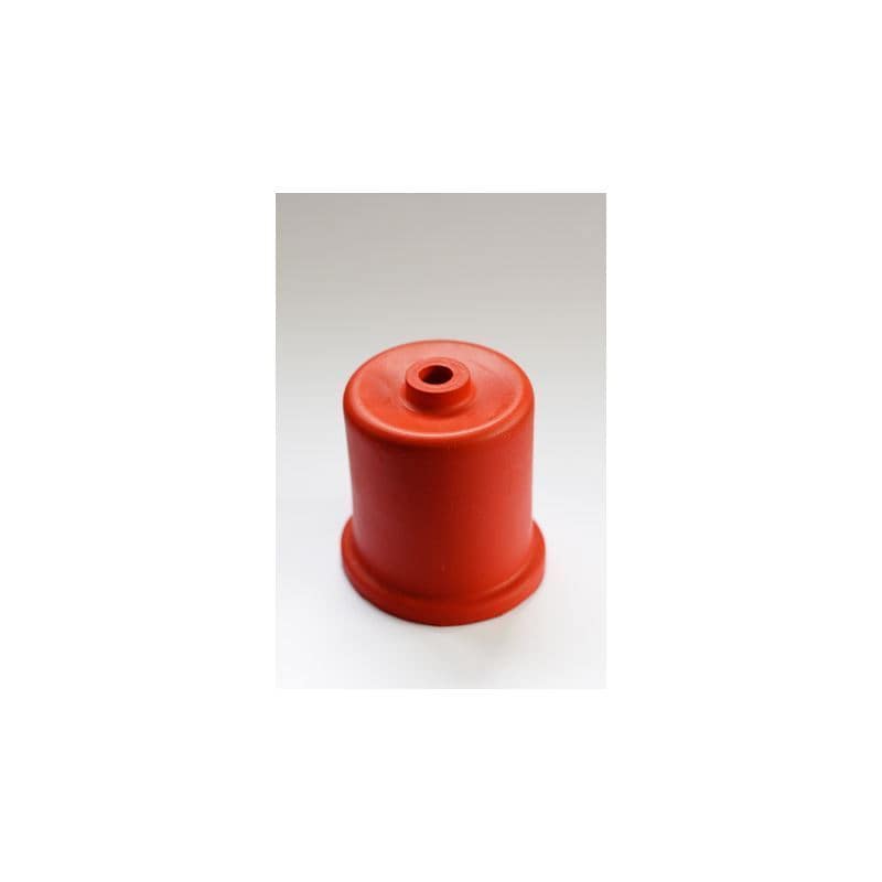 Fermentation cap type 4, rubber, red