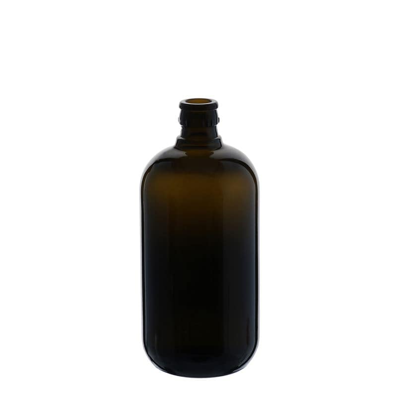 750 ml oil/vinegar bottle 'Biolio', glass, antique green, closure: DOP