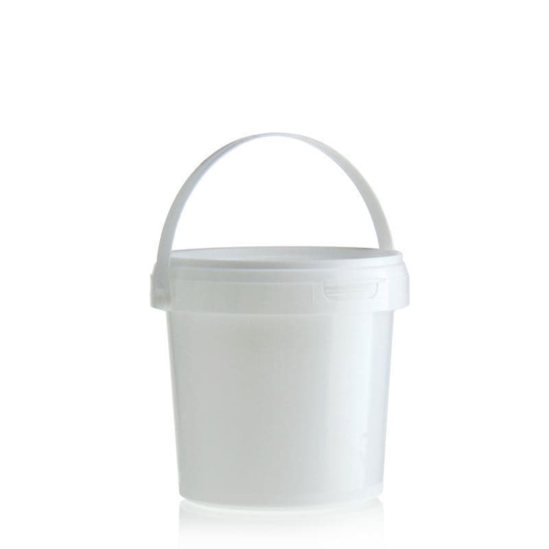 0.6 l bucket, PP plastic, white