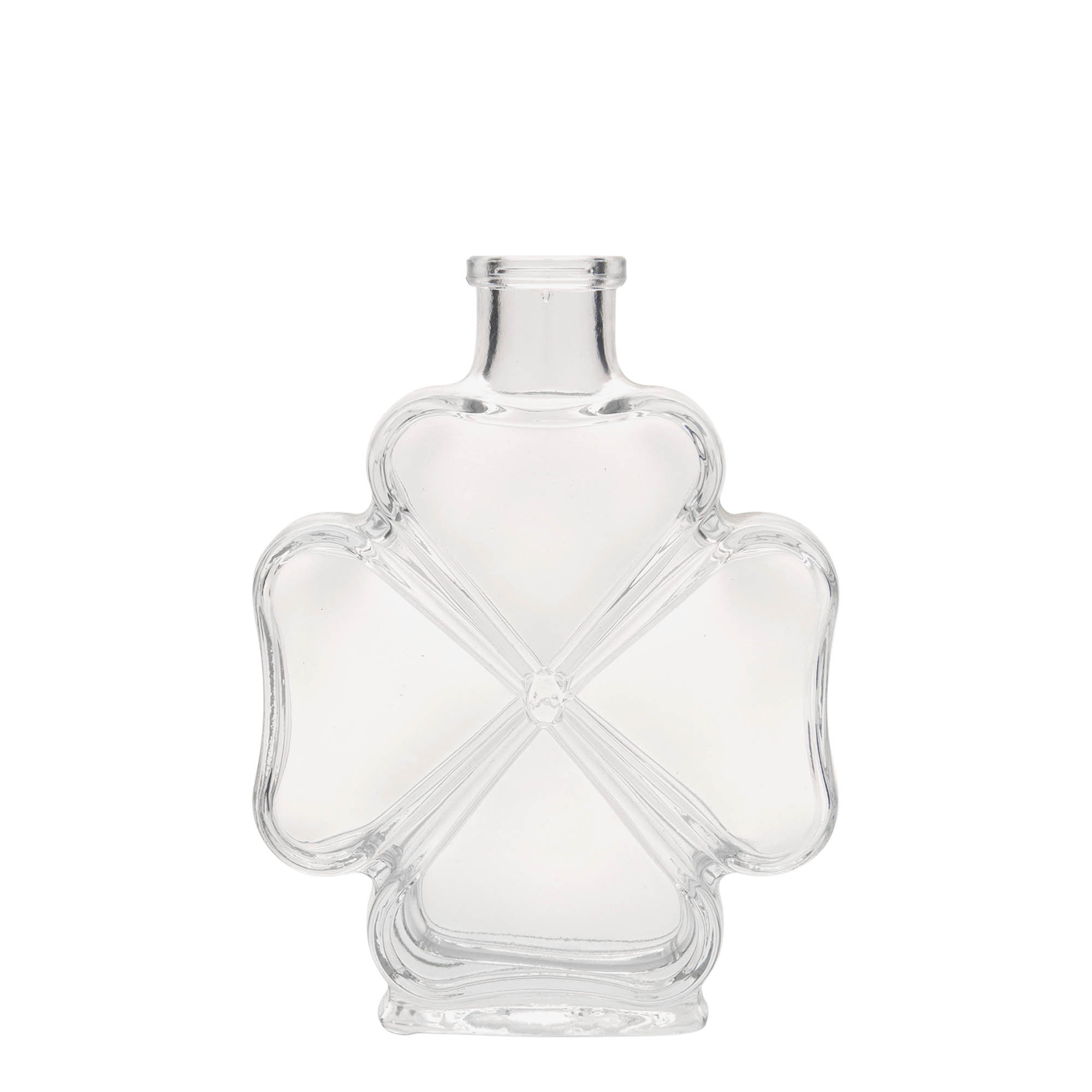 200 ml glass bottle ‘Cloverleaf’, opening: cork