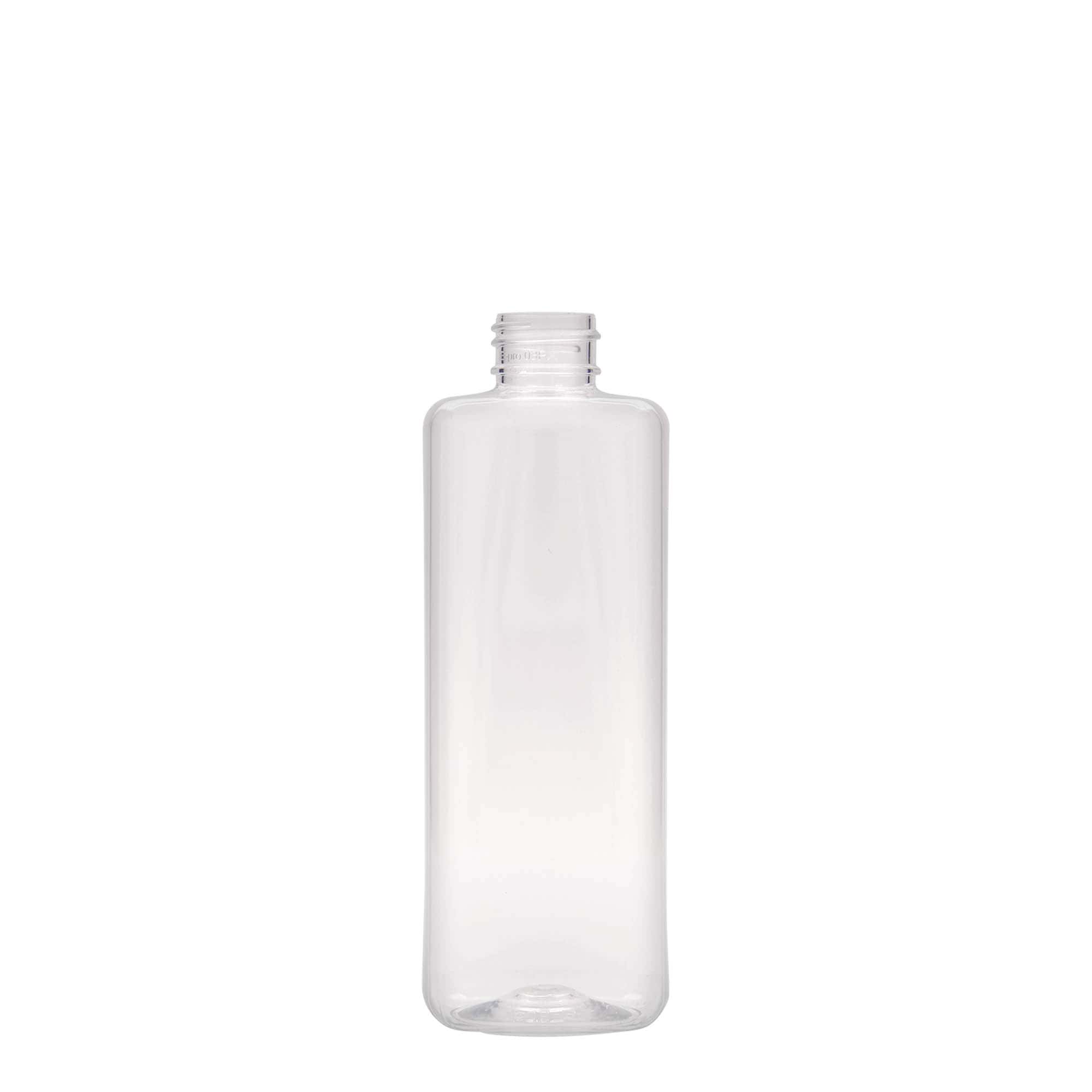 300 ml PET bottle 'Karl', square, plastic, neck: 24/410