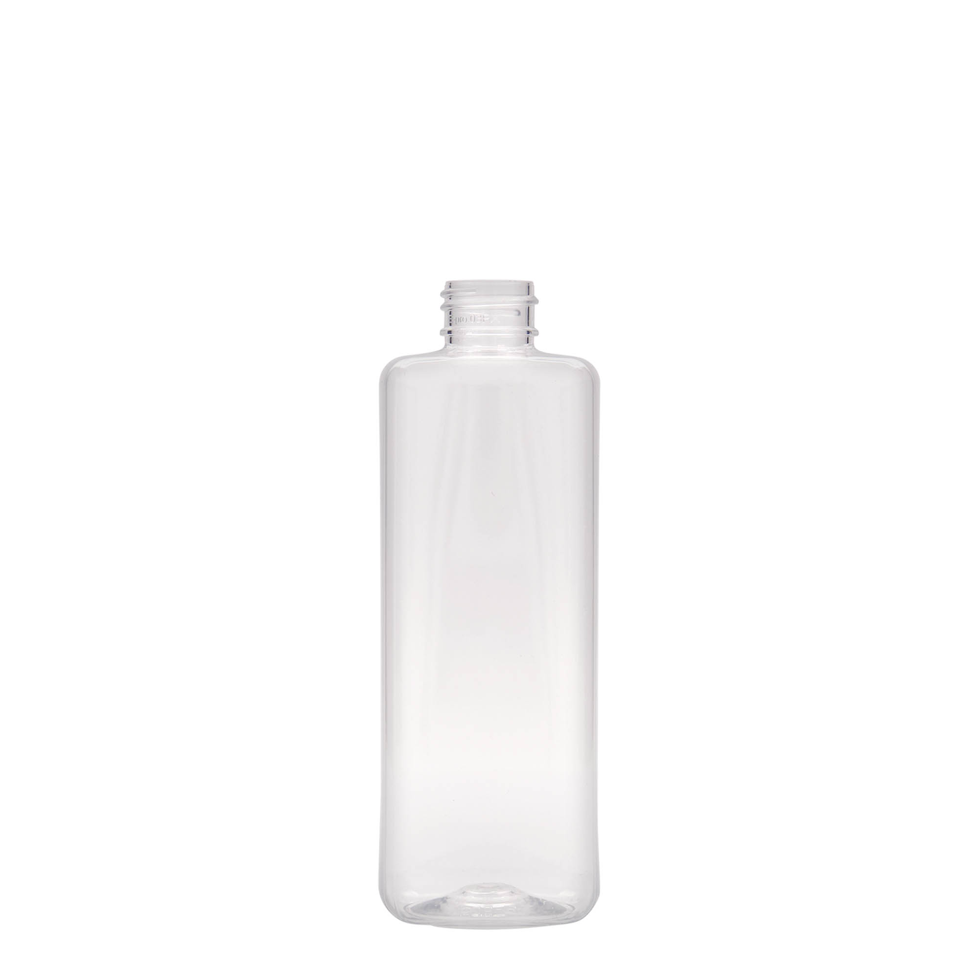 300 ml PET bottle ‘Karl’, square, plastic, neck: 24/410