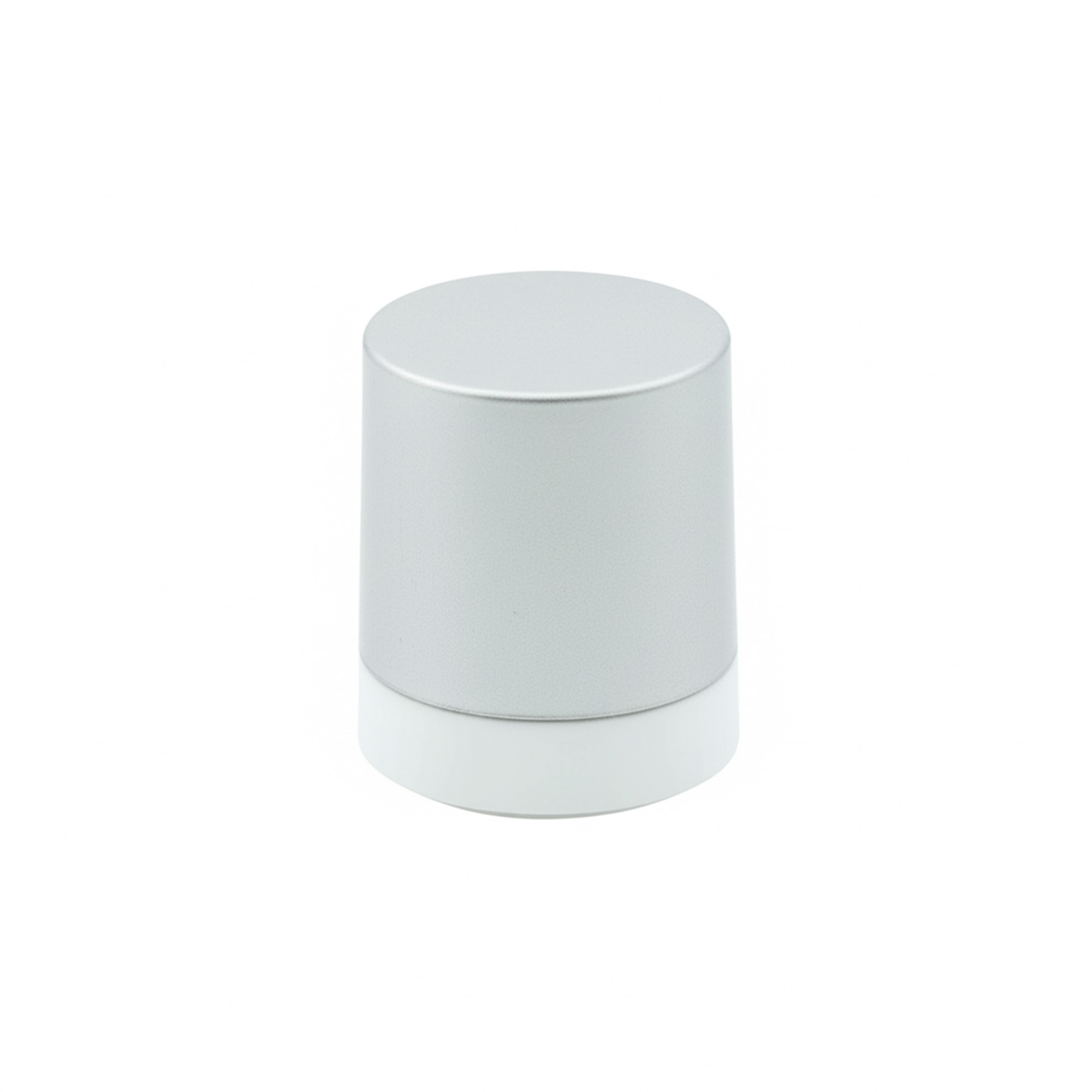 Airless Dispenser Pump Head ‘Micro’, PP Plastic, silver