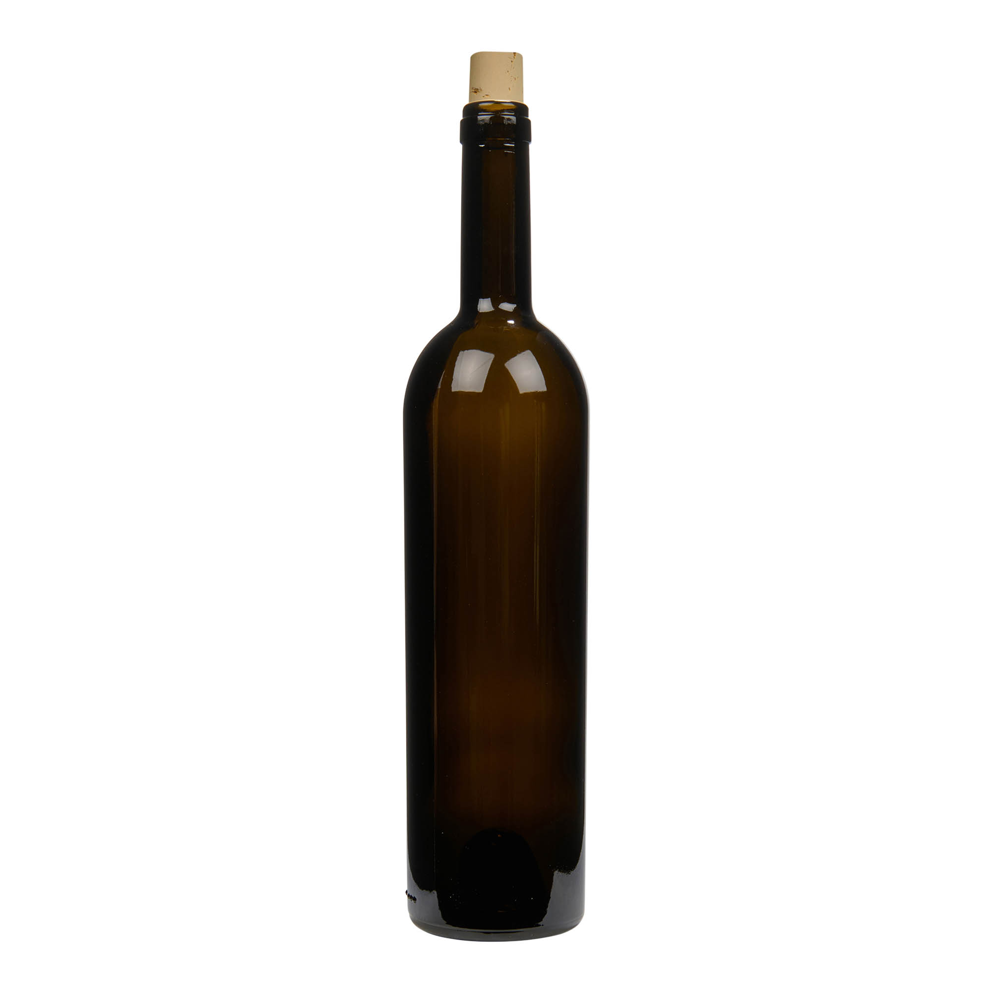 750 ml wine bottle 'Liberty', antique green, mouth: cork 750 ml wine bottle 'Liberty', antique green, mouth: cork