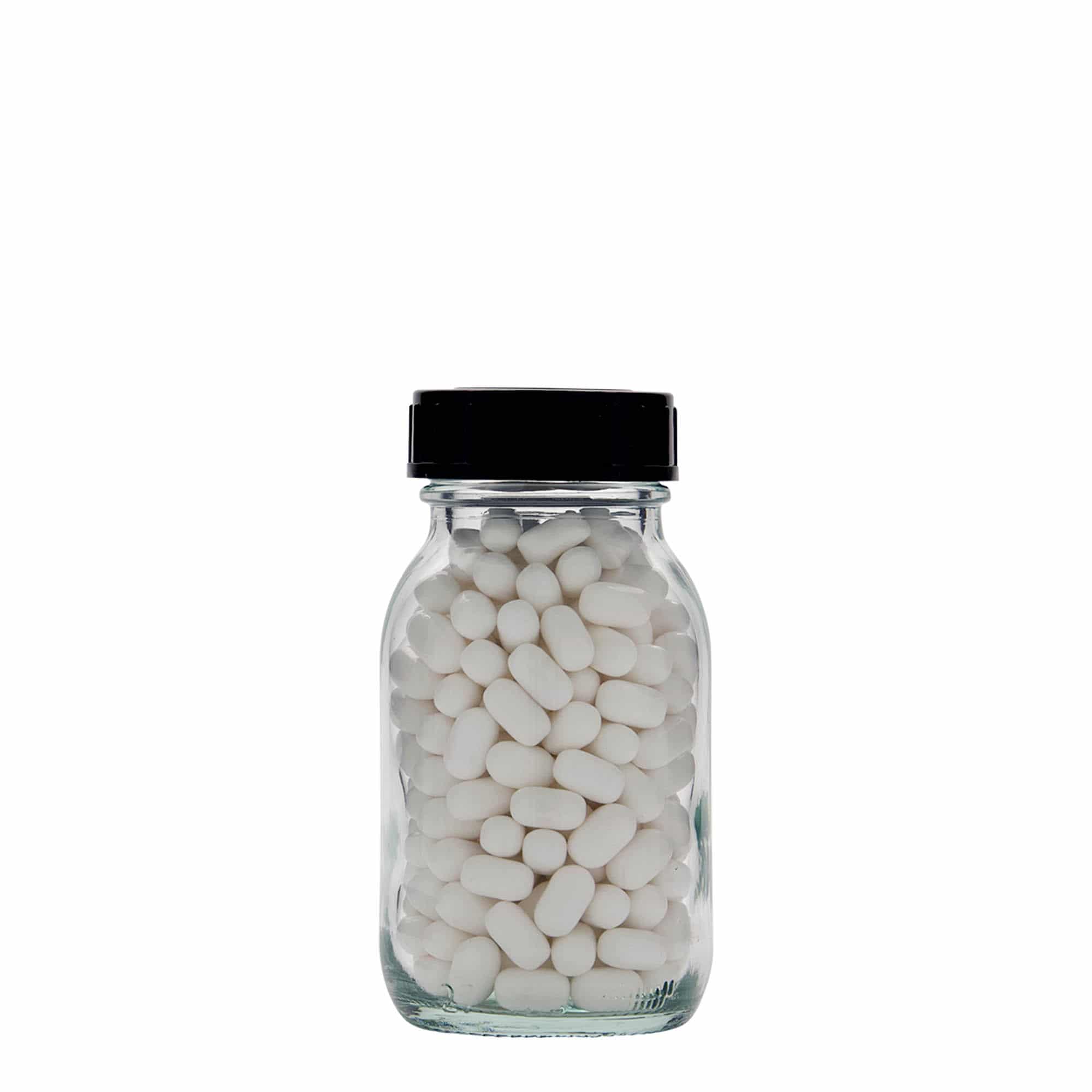 125 ml wide-neck jar, opening: DIN 40