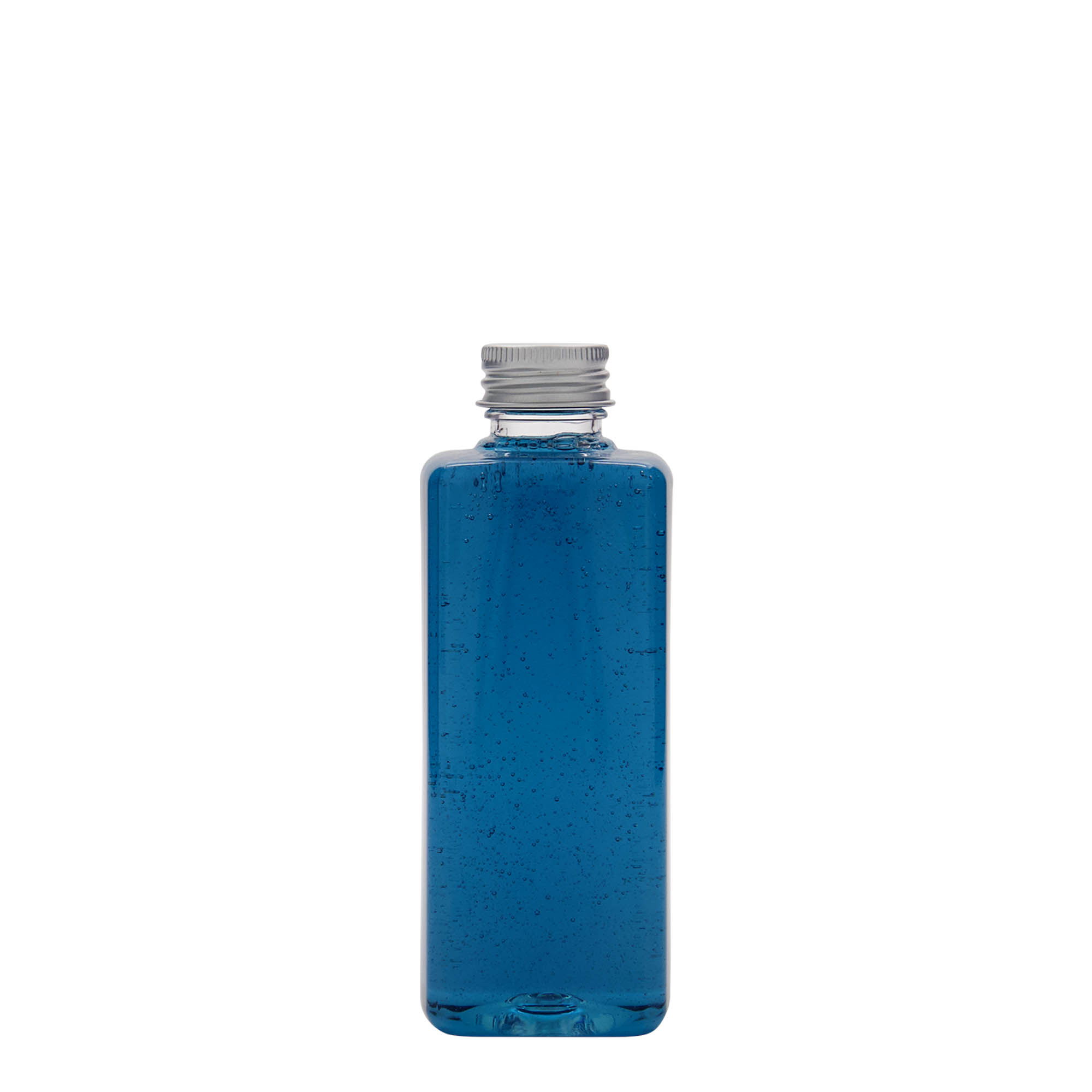 200 ml PET bottle 'Karl', square, plastic, neck: 24/410 200 ml PET bottle 'Karl', square, plastic, neck: 24/410