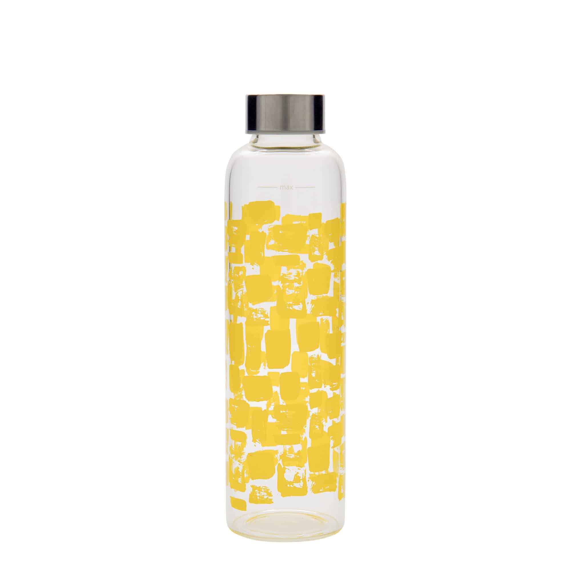 500 ml drinking bottle 'Perseus - Yellow Rectangles', opening: screw cap