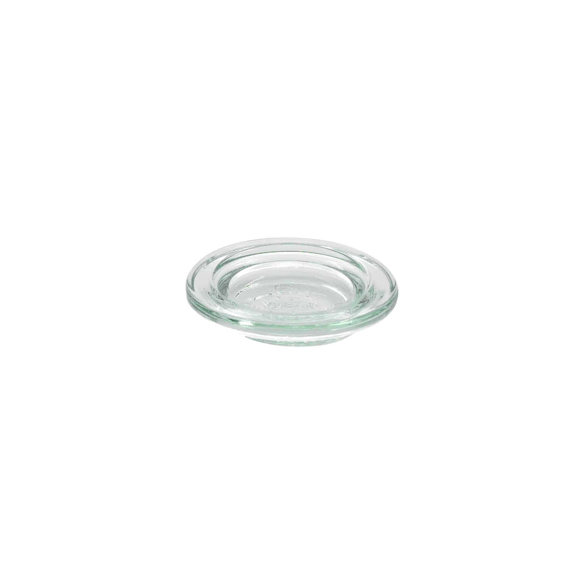 WECK glass lid with round rim, for opening: RR40