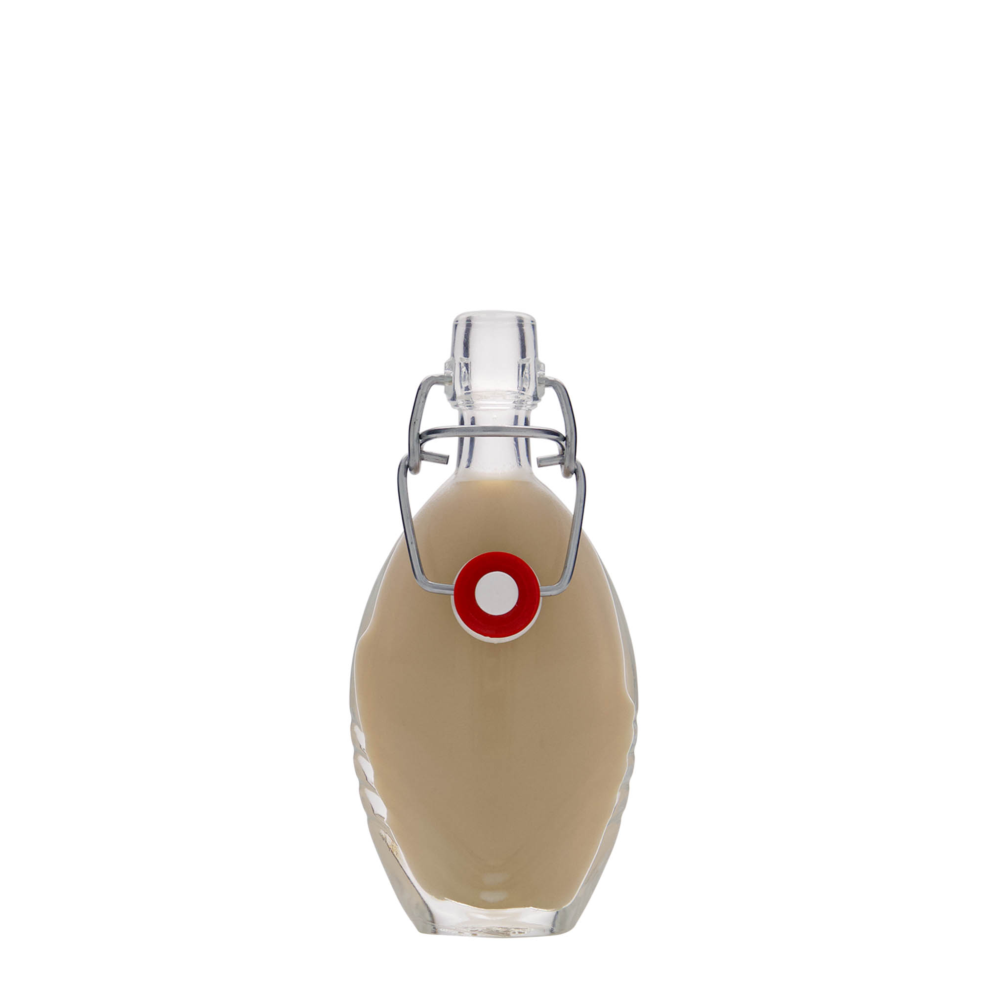 40 ml glass bottle 'Florence', oval, opening: swing top closure 40 ml glass bottle 'Florence', oval, opening: swing top closure