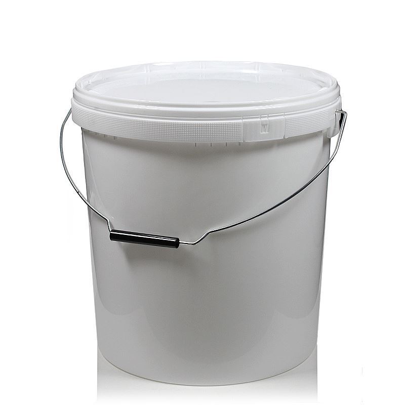 20 l bucket, PP plastic, white