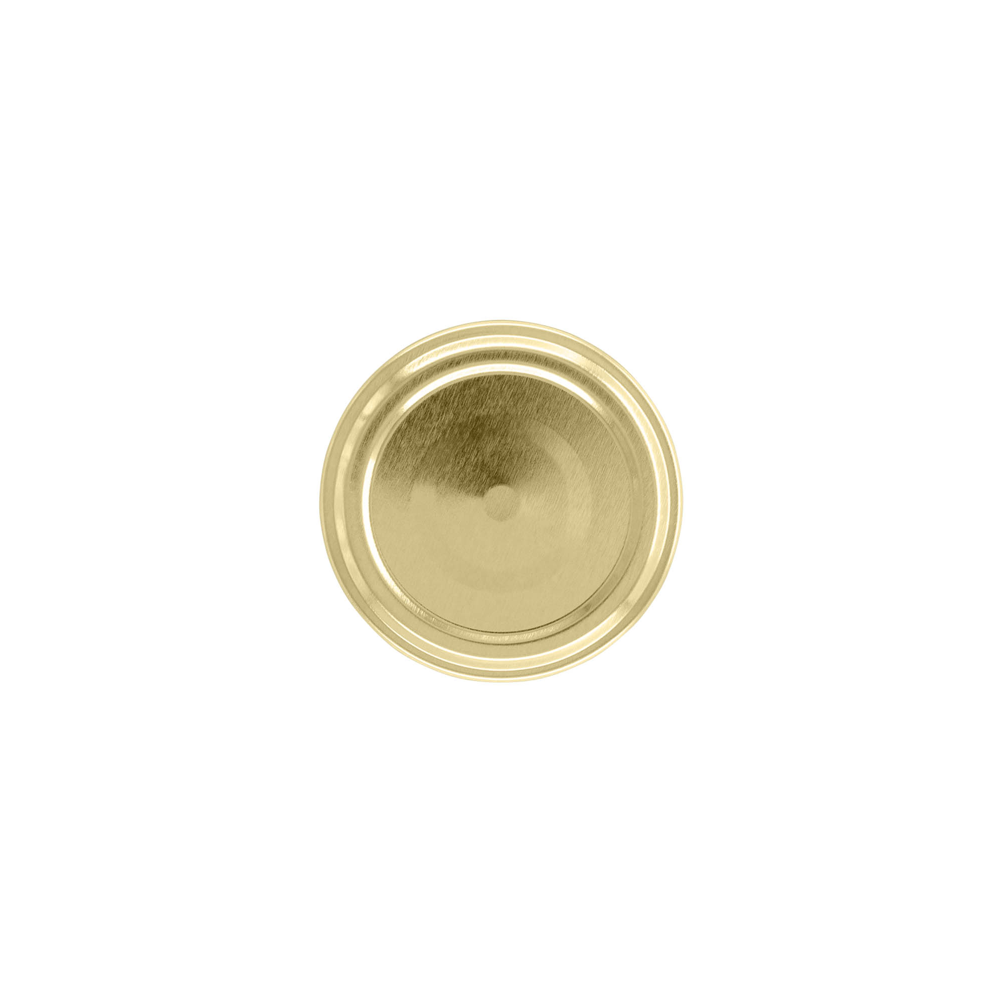 Twist-off lid, tinplate, gold, for opening: TO 53 Twist-off lid, tinplate, gold, for opening: TO 53