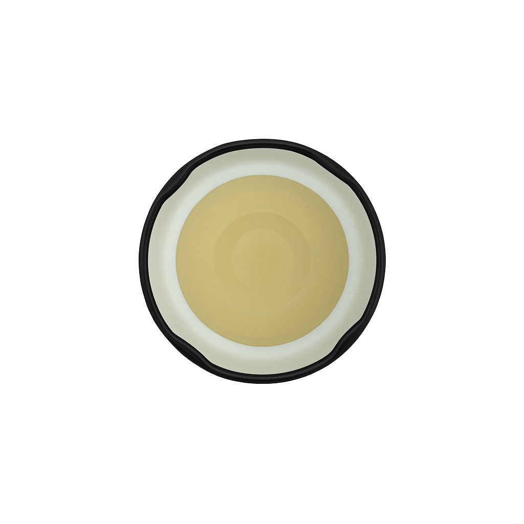 Twist-off lid, tinplate, black, for opening: TO 48