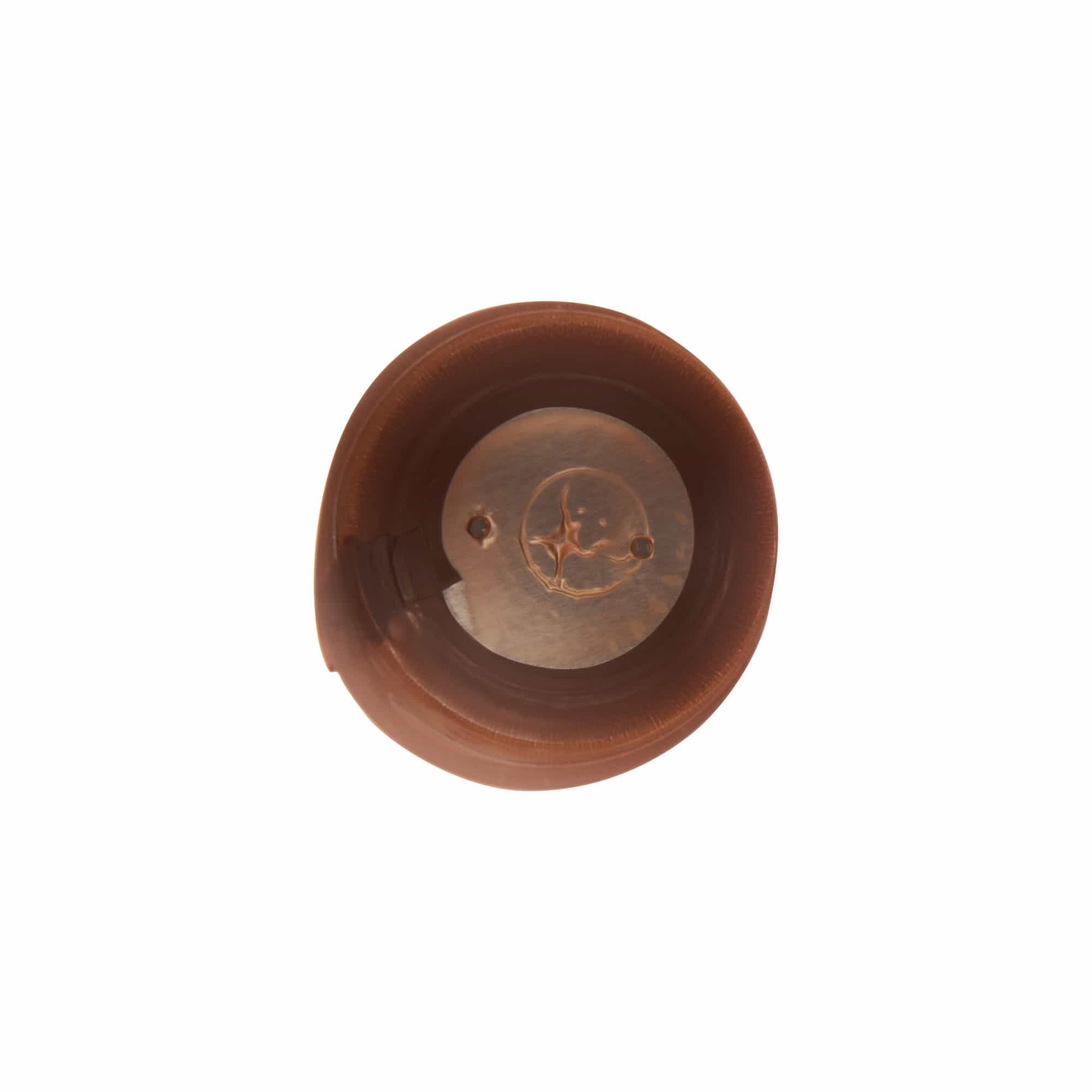 Shrink capsule 32x41, PVC plastic, bronze Shrink capsule 32x41, PVC plastic, bronze