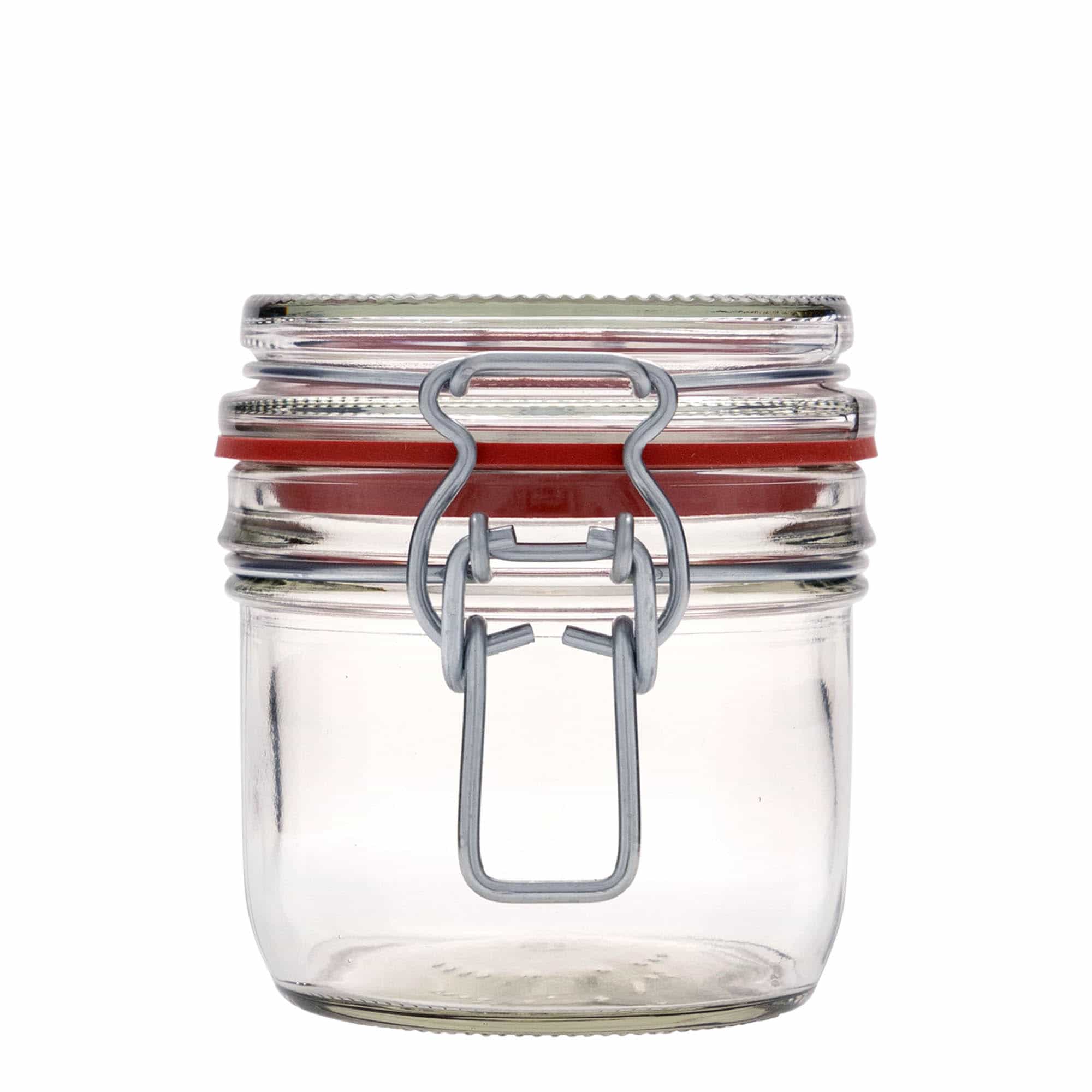 255 ml clip top jar, closure: clip top