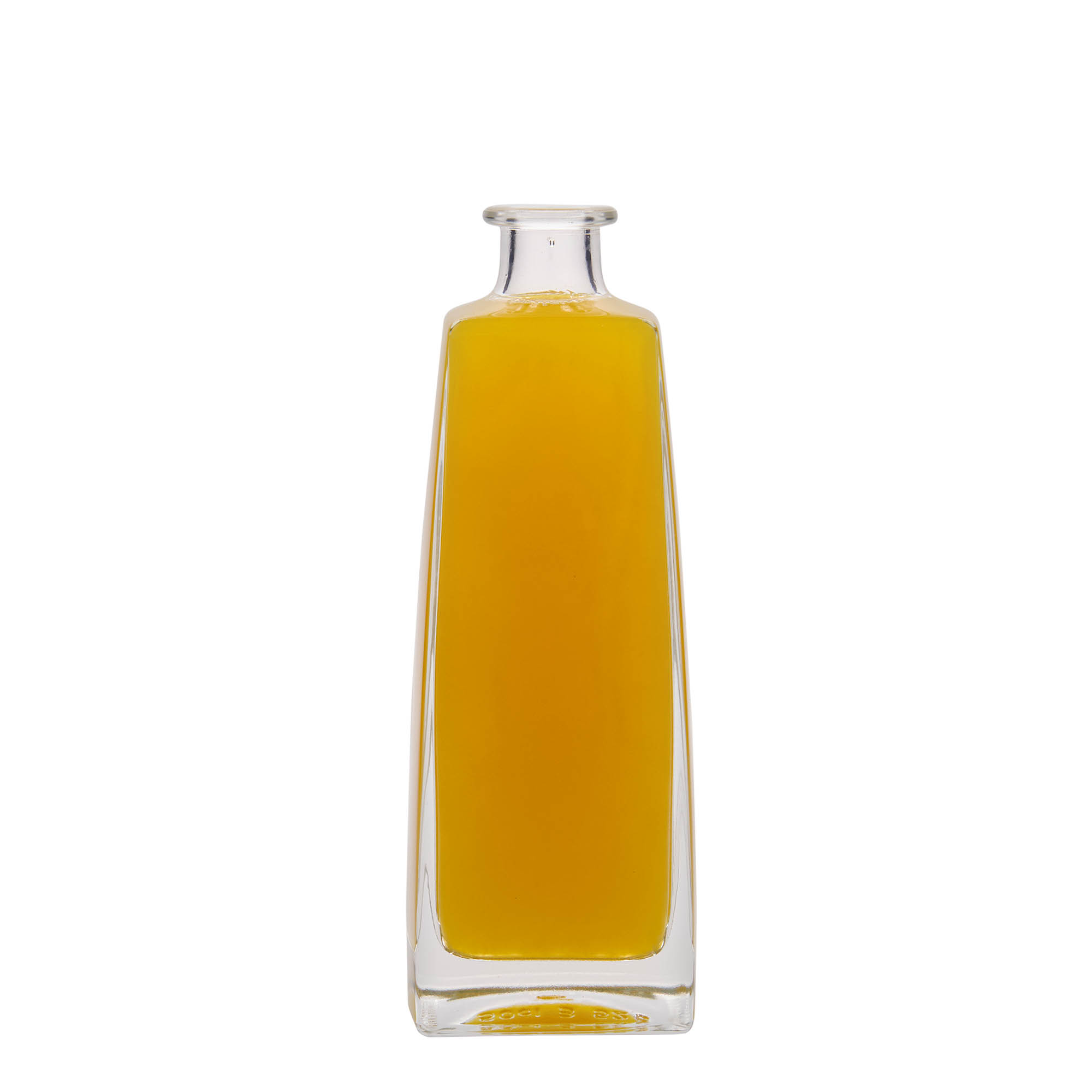 500 ml glass bottle 'Timmy', rectangular, opening: cork