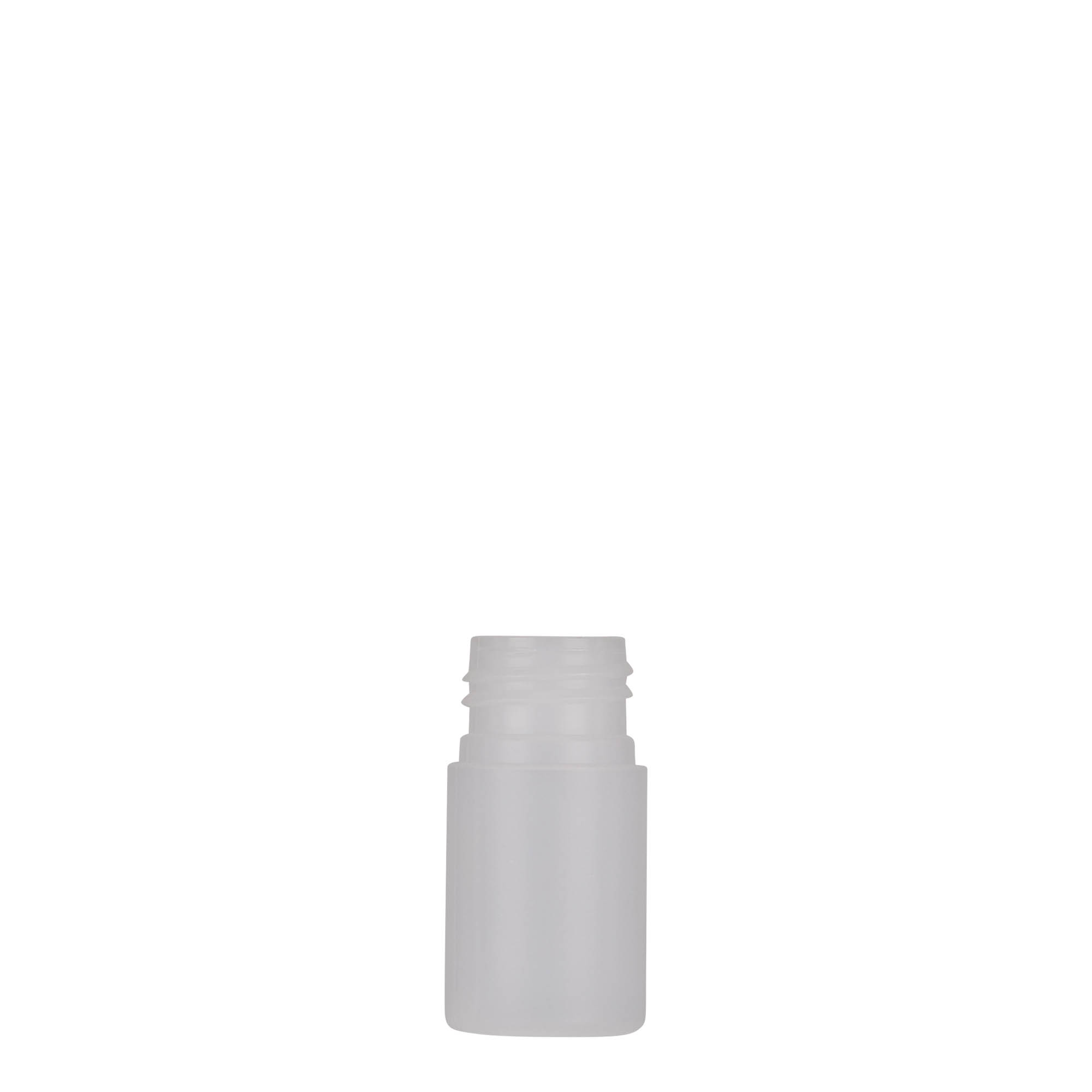 15 ml plastic bottle 'Tuffy', HDPE, natural, opening: 24/410