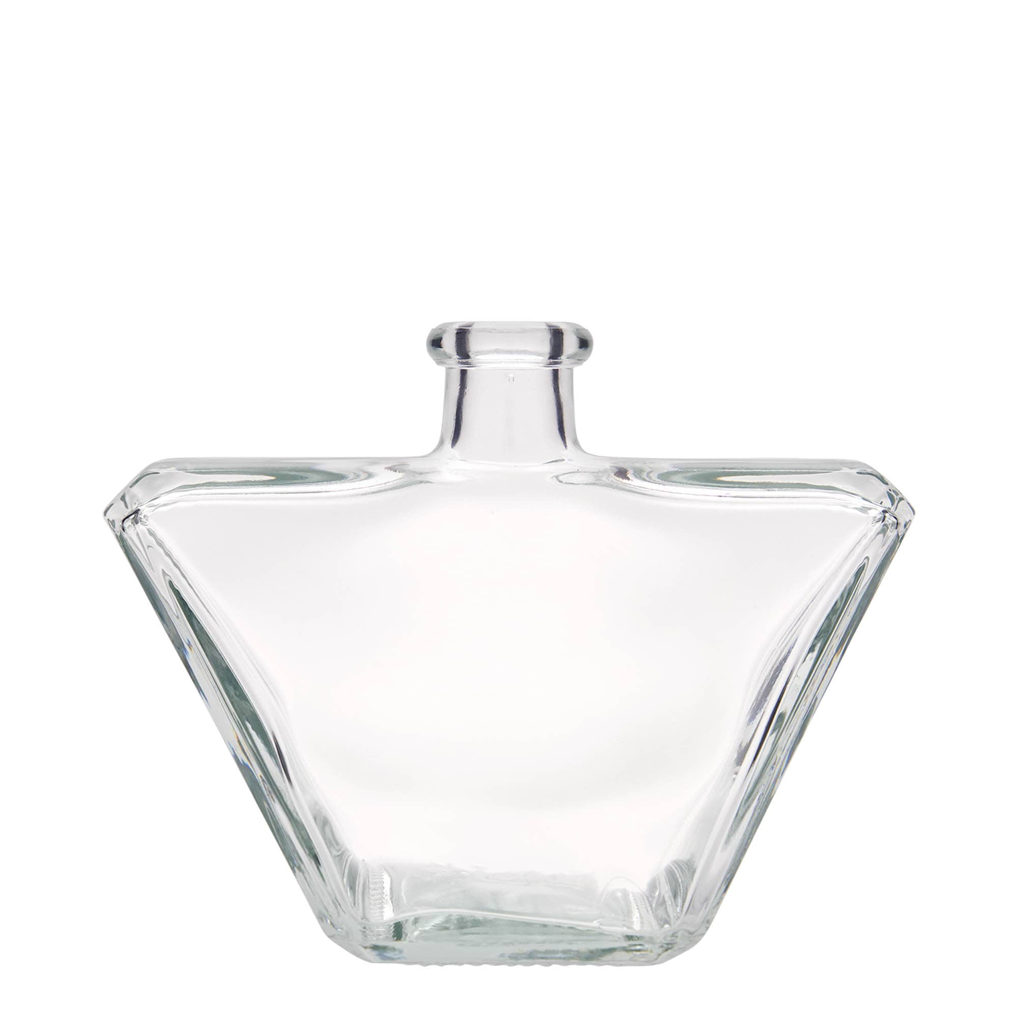 500 ml glass bottle 'Charly', rectangular, opening: cork