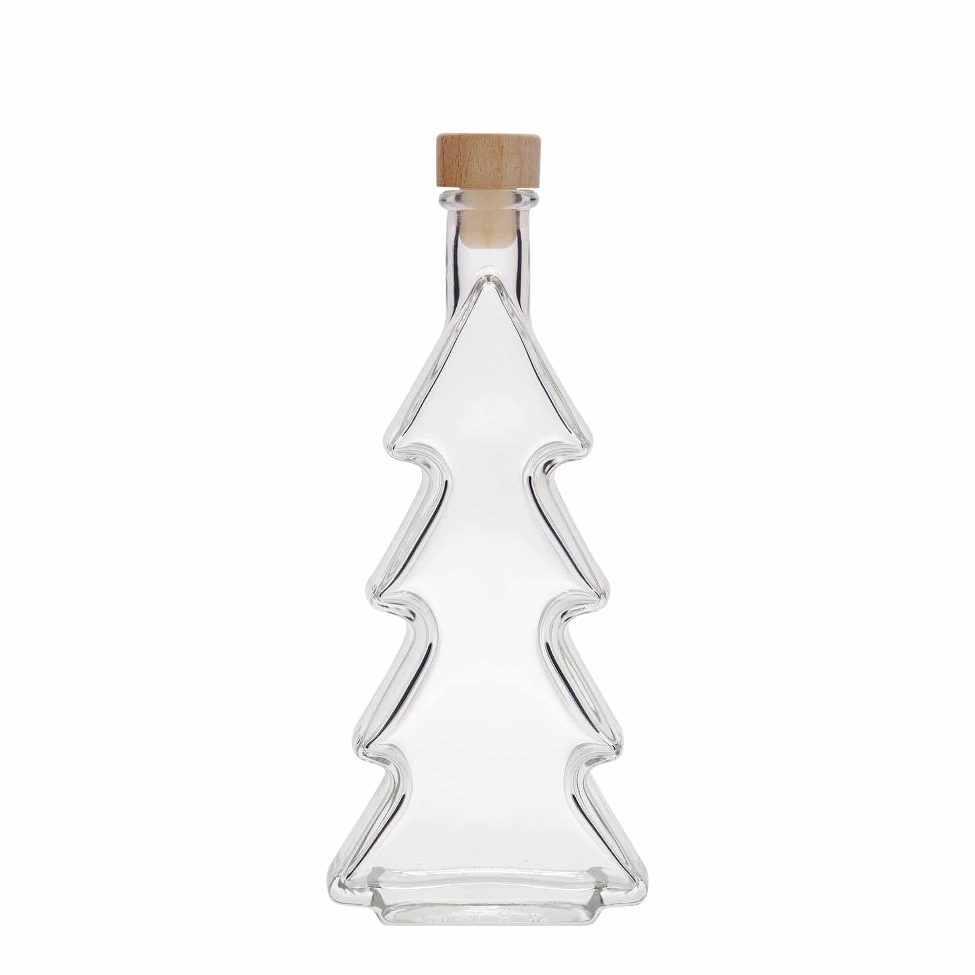 200 ml glass bottle 'Christmas tree', opening: cork