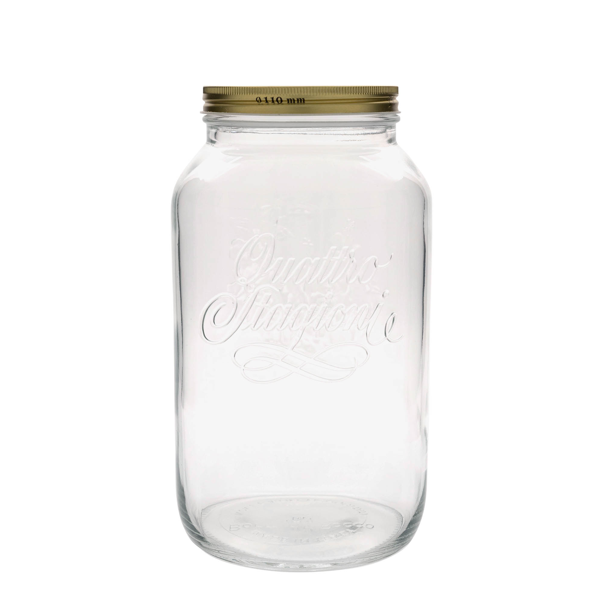 3,800 ml glass ‘Quattro Stagioni’, opening: screw cap