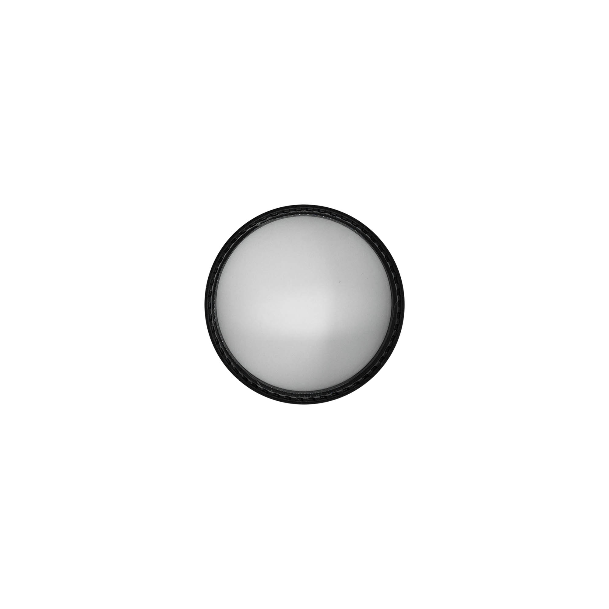 Screw cap for 30 ml 'Antonella', PP plastic, black Screw cap for 30 ml 'Antonella', PP plastic, black