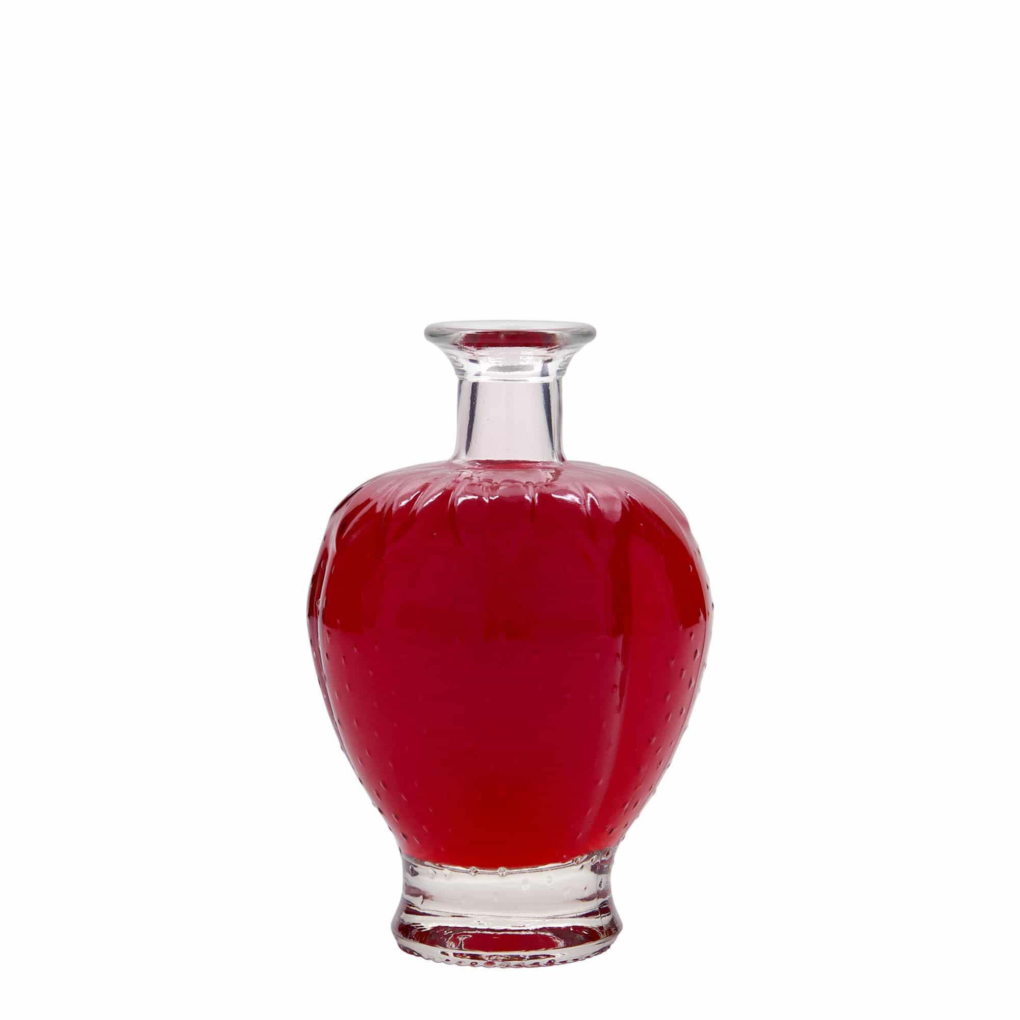 200 ml glass bottle 'Strawberry', opening: cork