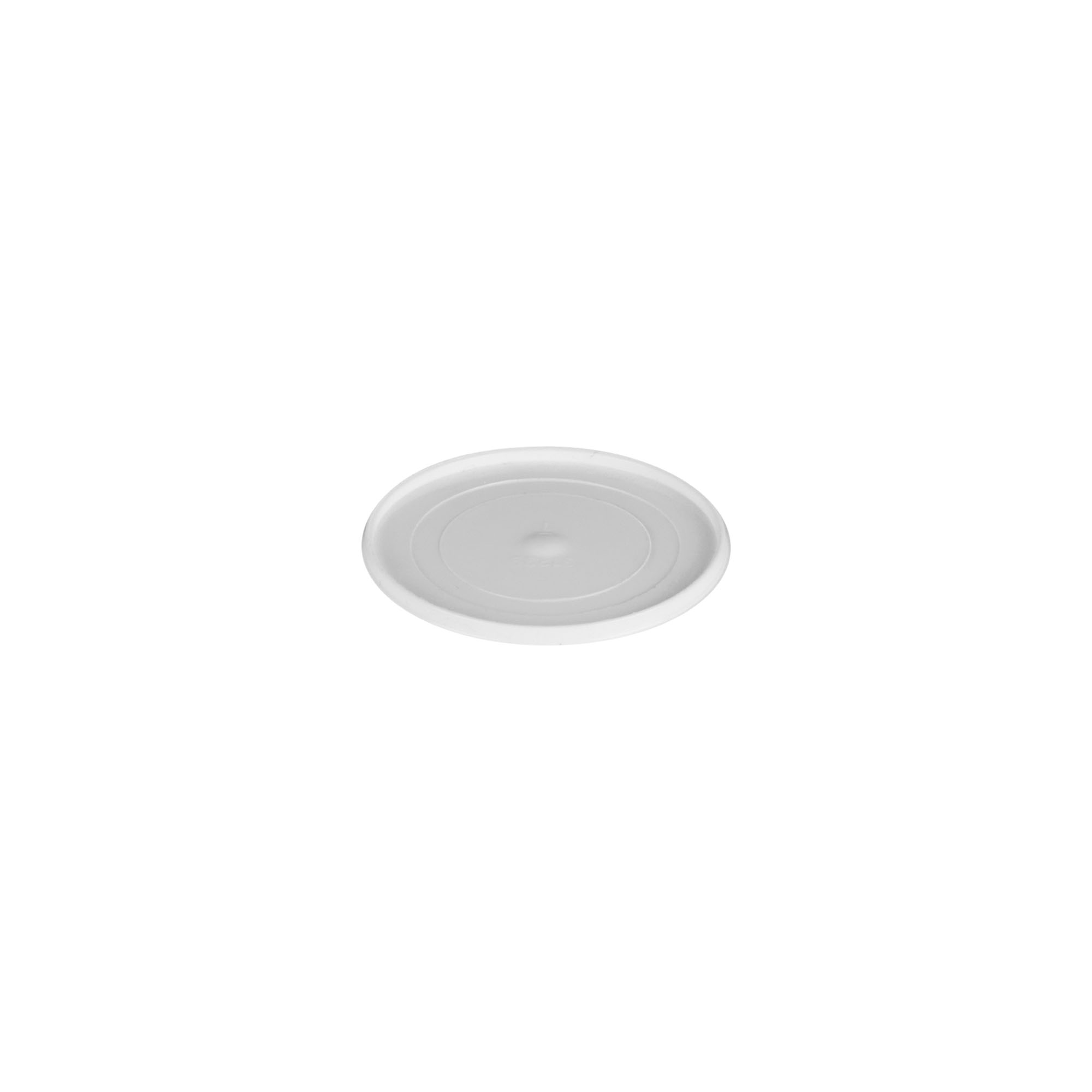 Cover disc for 5 ml 'Bianca', PP plastic, white