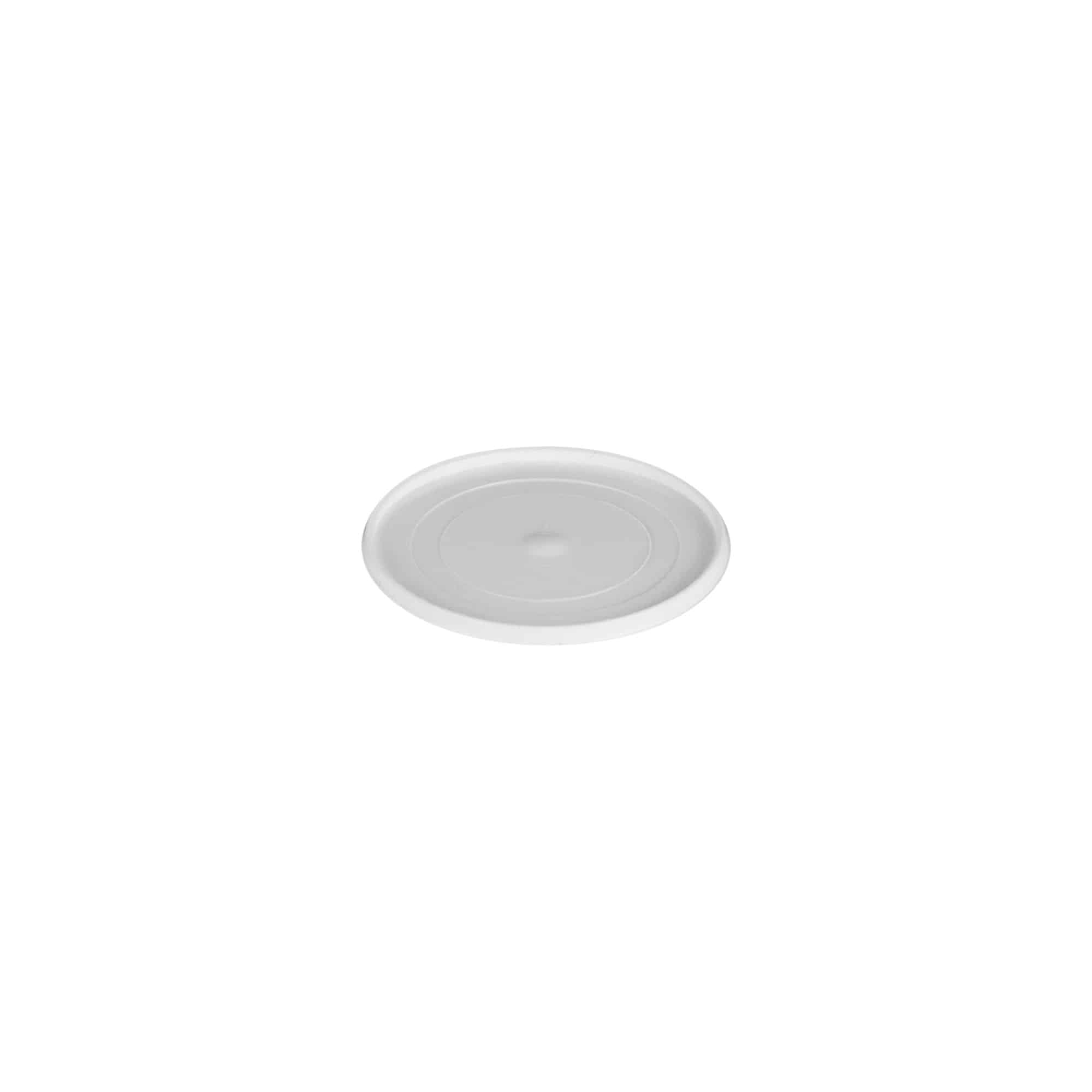 Cover disc for 5 ml 'Bianca', PP plastic, white