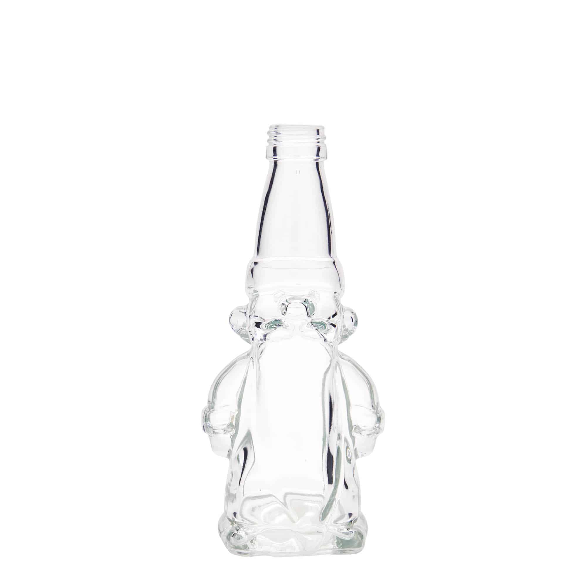 200 ml glass bottle 'Christmas elf', opening: PP 28