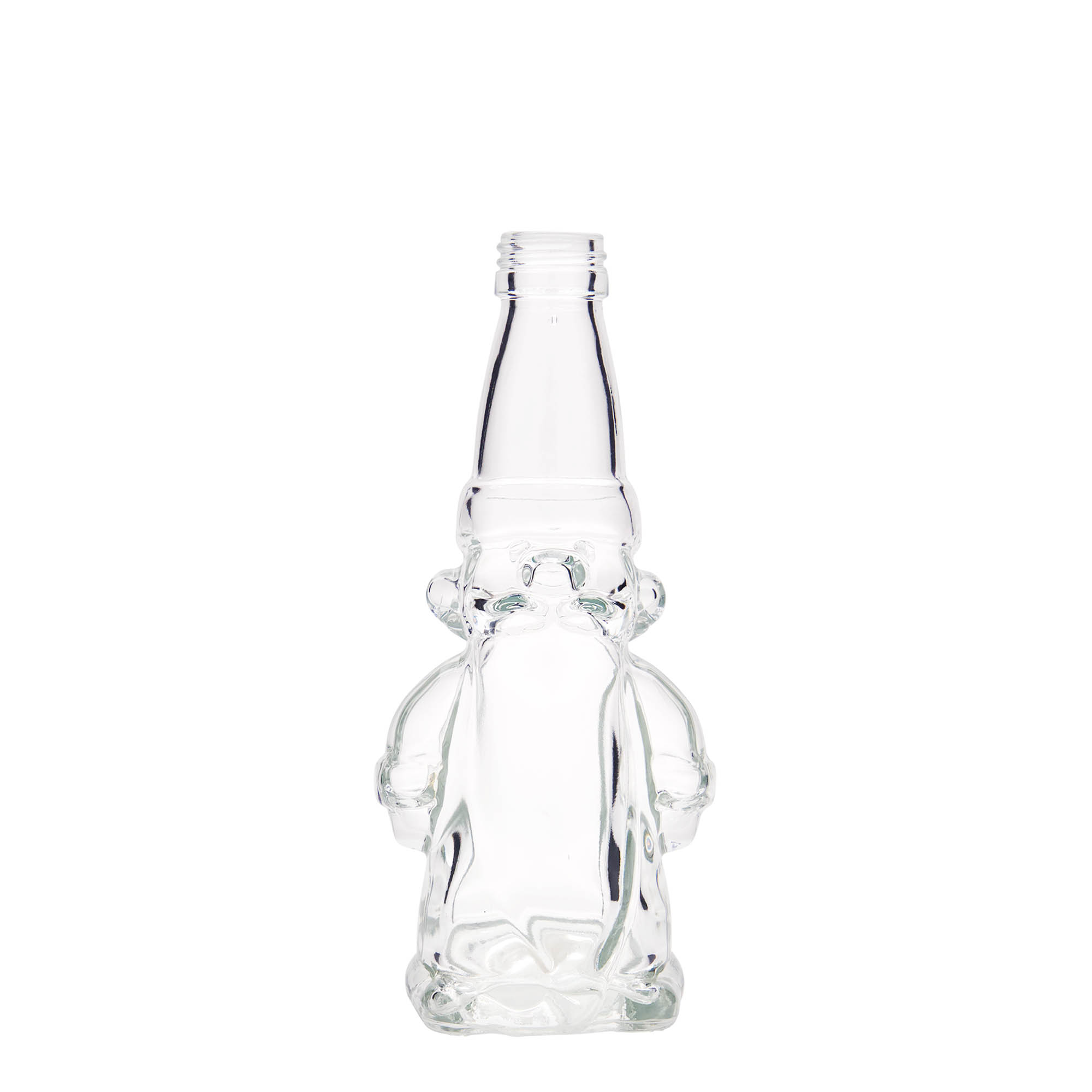 200 ml glass bottle 'Christmas elf', opening: PP 28 200 ml glass bottle 'Christmas elf', opening: PP 28