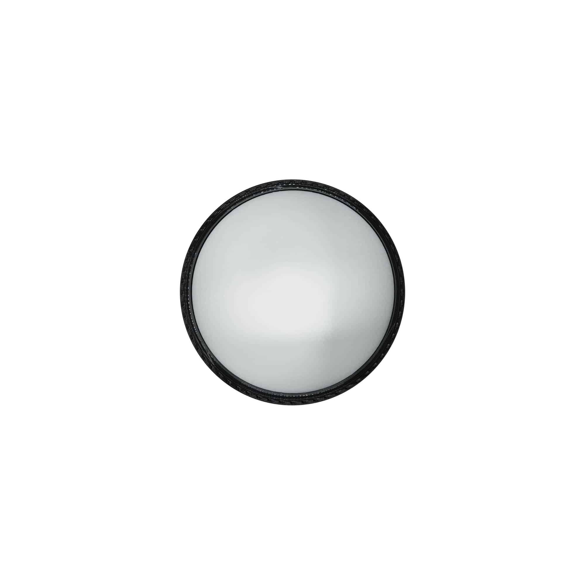 Screw cap for 50 ml ‘Antonella’, PP plastic, black
