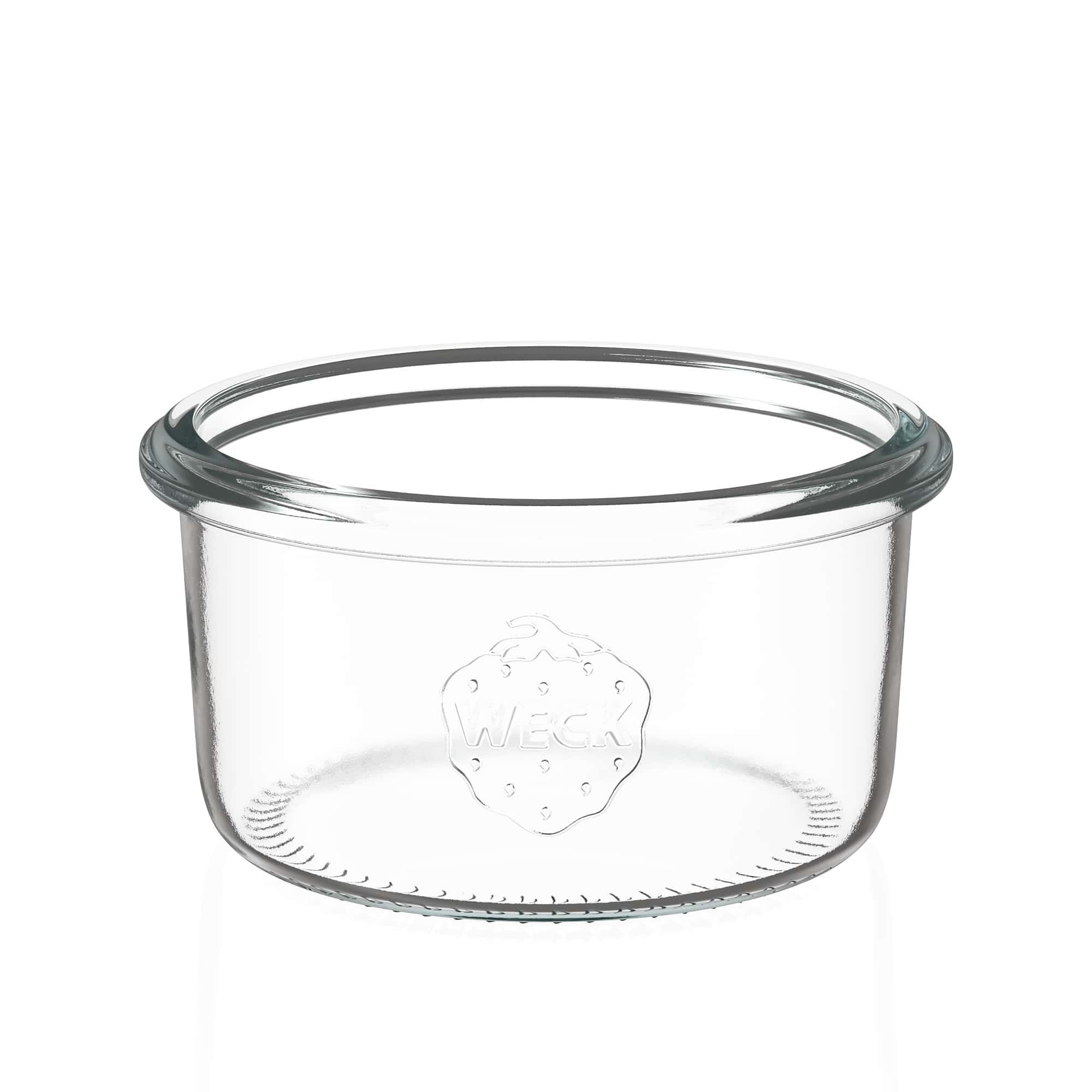 12x 165 ml WECK inverted jar with glass lid RR 80