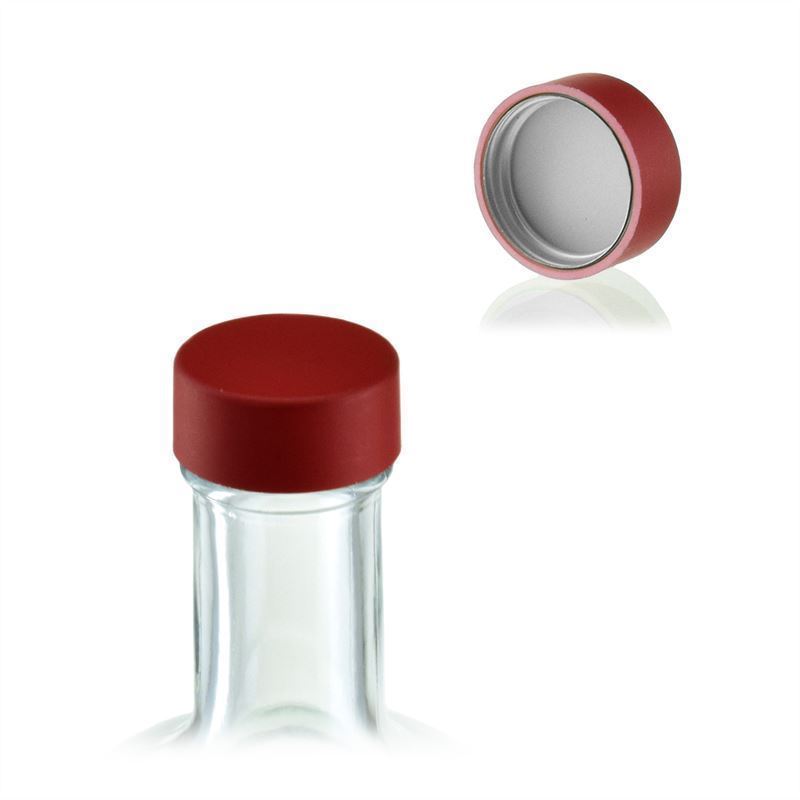 Screw cap, ABS plastic, red, for opening: GPI 28/400 Screw cap, ABS plastic, red, for opening: GPI 28/400