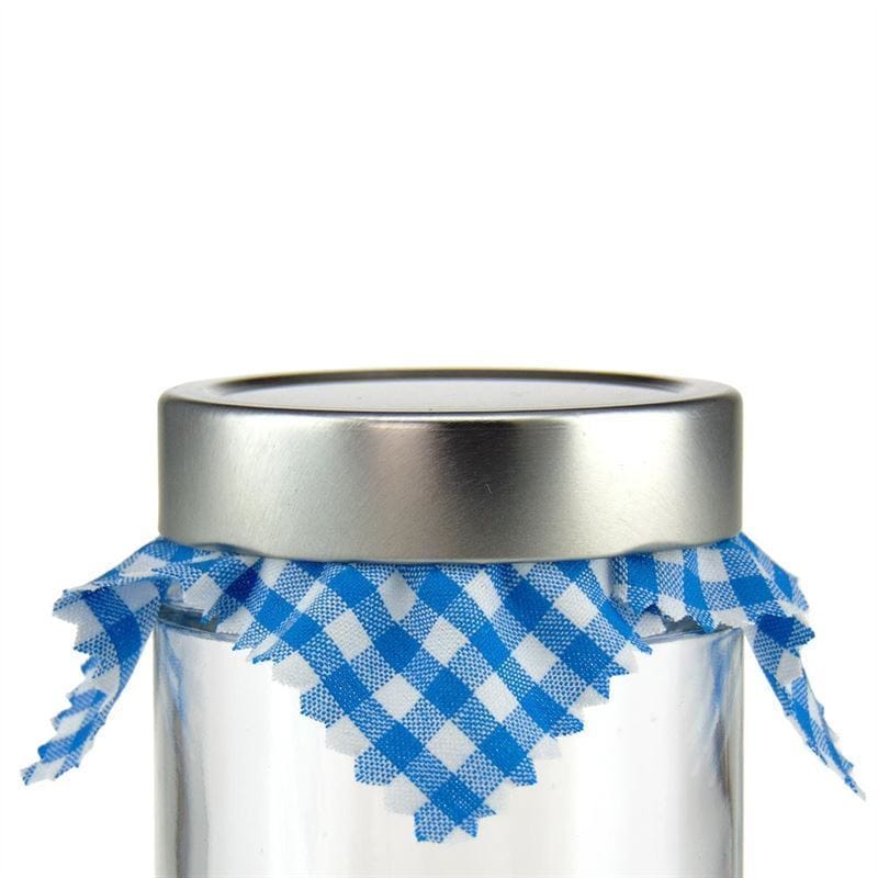 Checked fabric square 12x12, textile, blue, opening: TO38-TO53